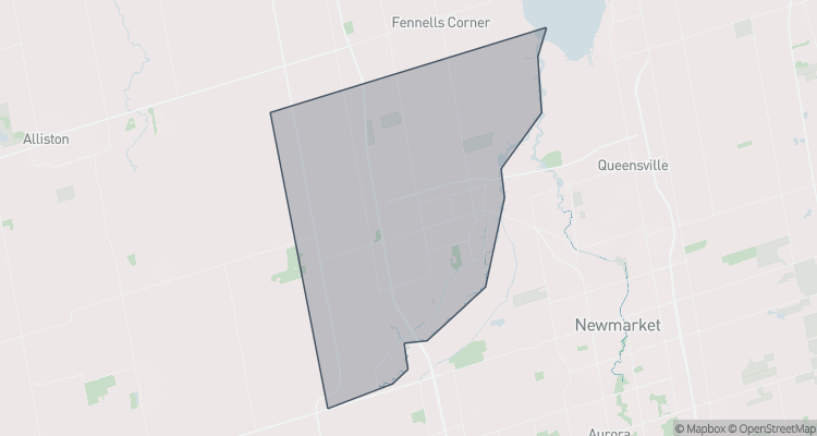 Neighborhood of Bradford West Gwillimbury