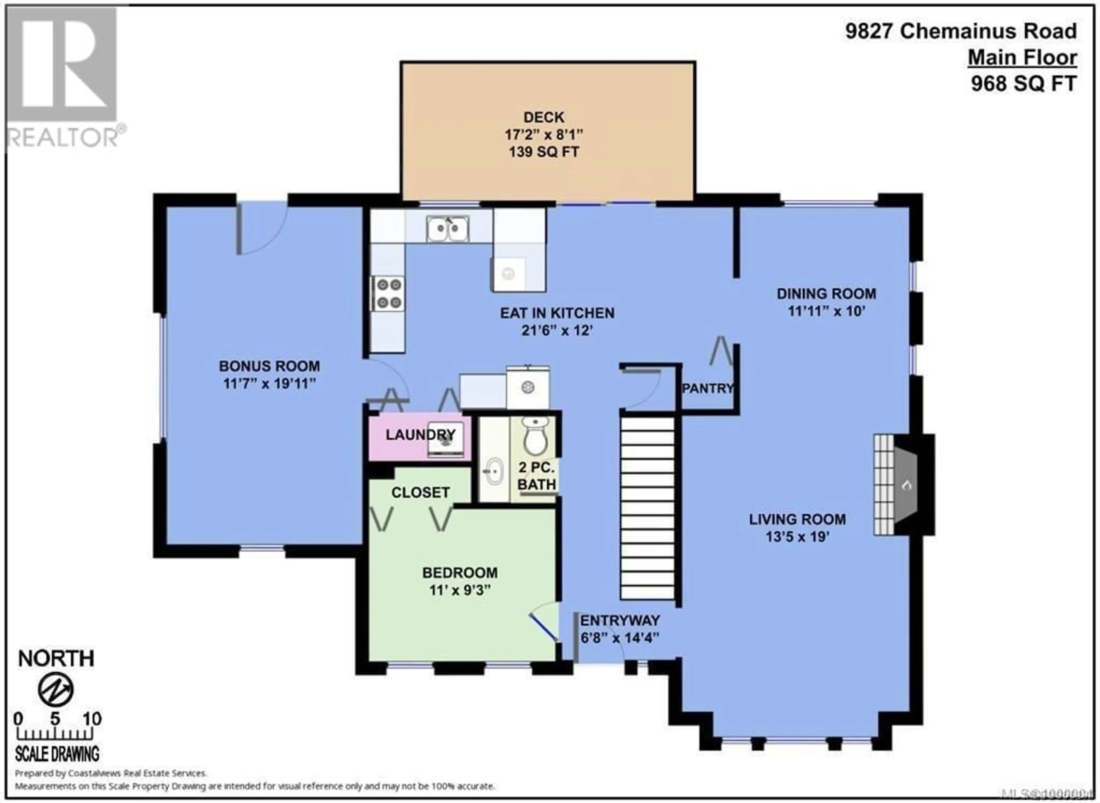 Floor plan for 9825/9827 CHEMAINUS ROAD, Chemainus British Columbia V0R1K1