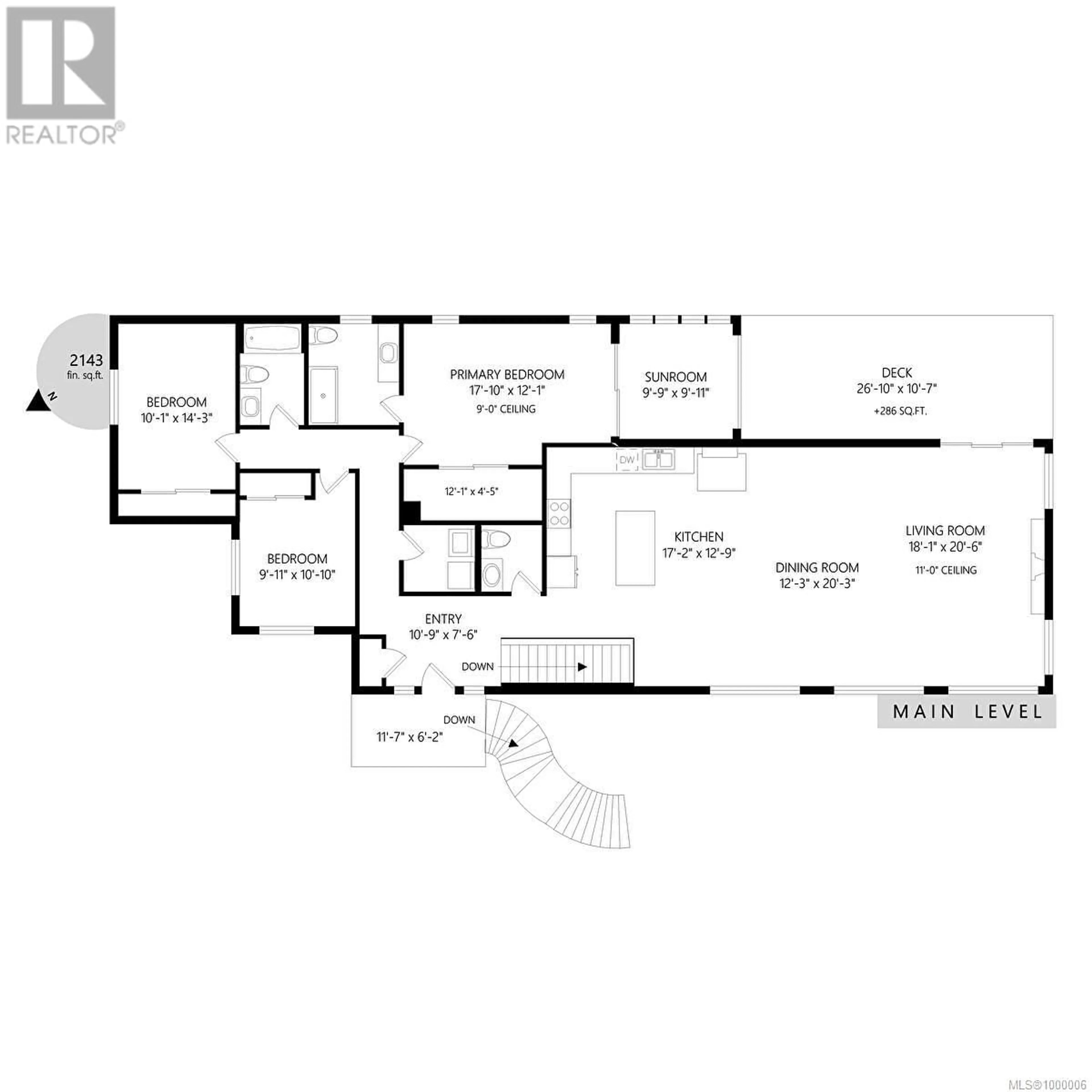 Floor plan for 6 CONKOR HEIGHTS, View Royal British Columbia V9B1T9