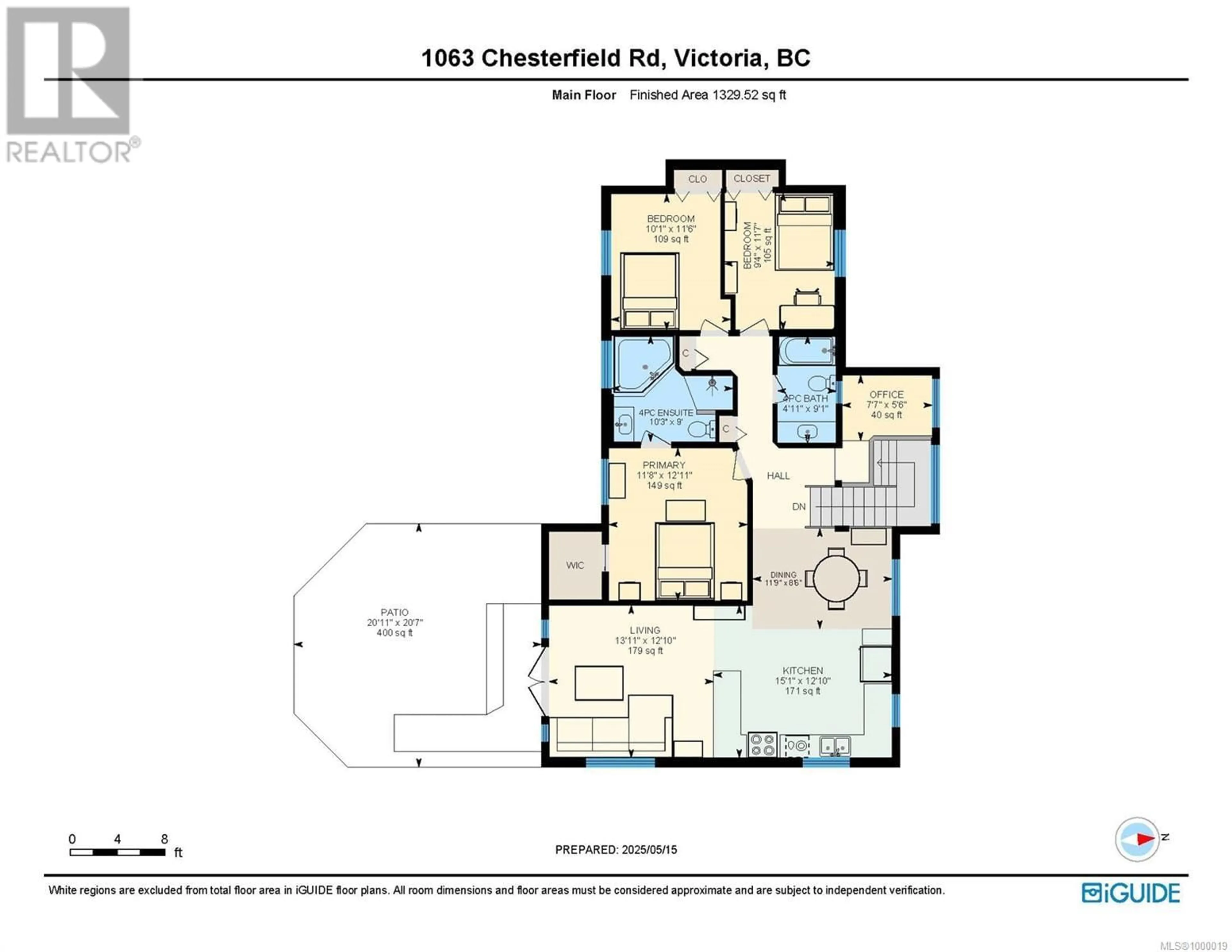 Floor plan for 1063 CHESTERFIELD ROAD, Saanich British Columbia V8Z2T9