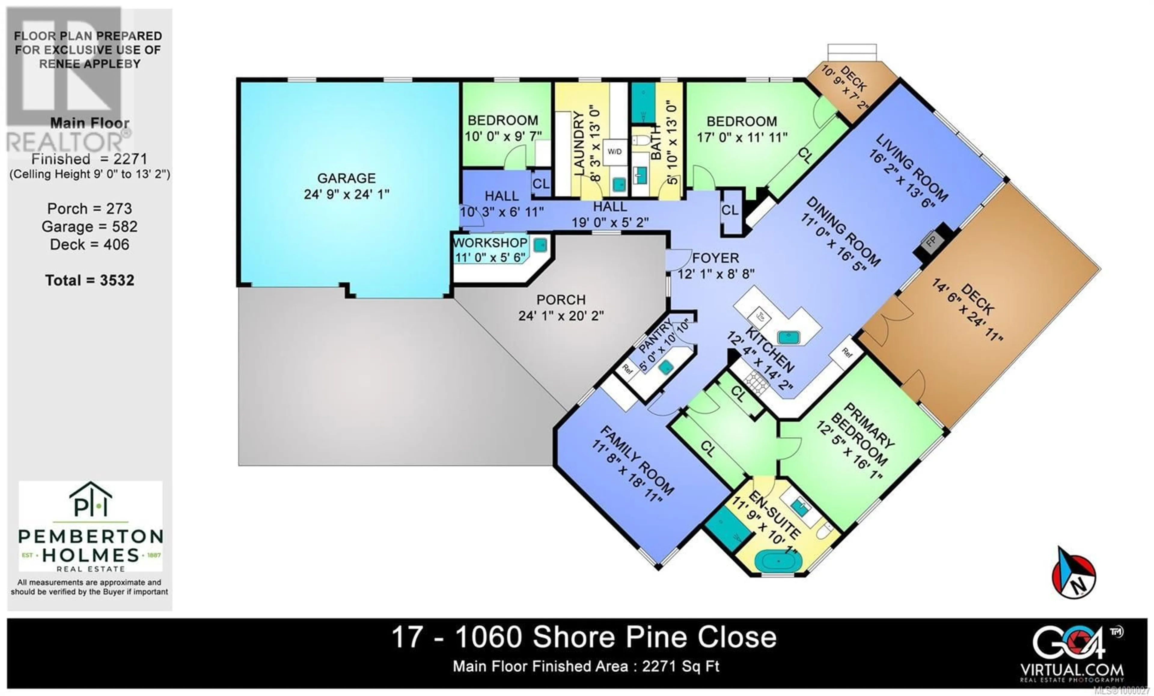 Floor plan for 17 - 1060 SHORE PINE CLOSE, Duncan British Columbia V9L0C4