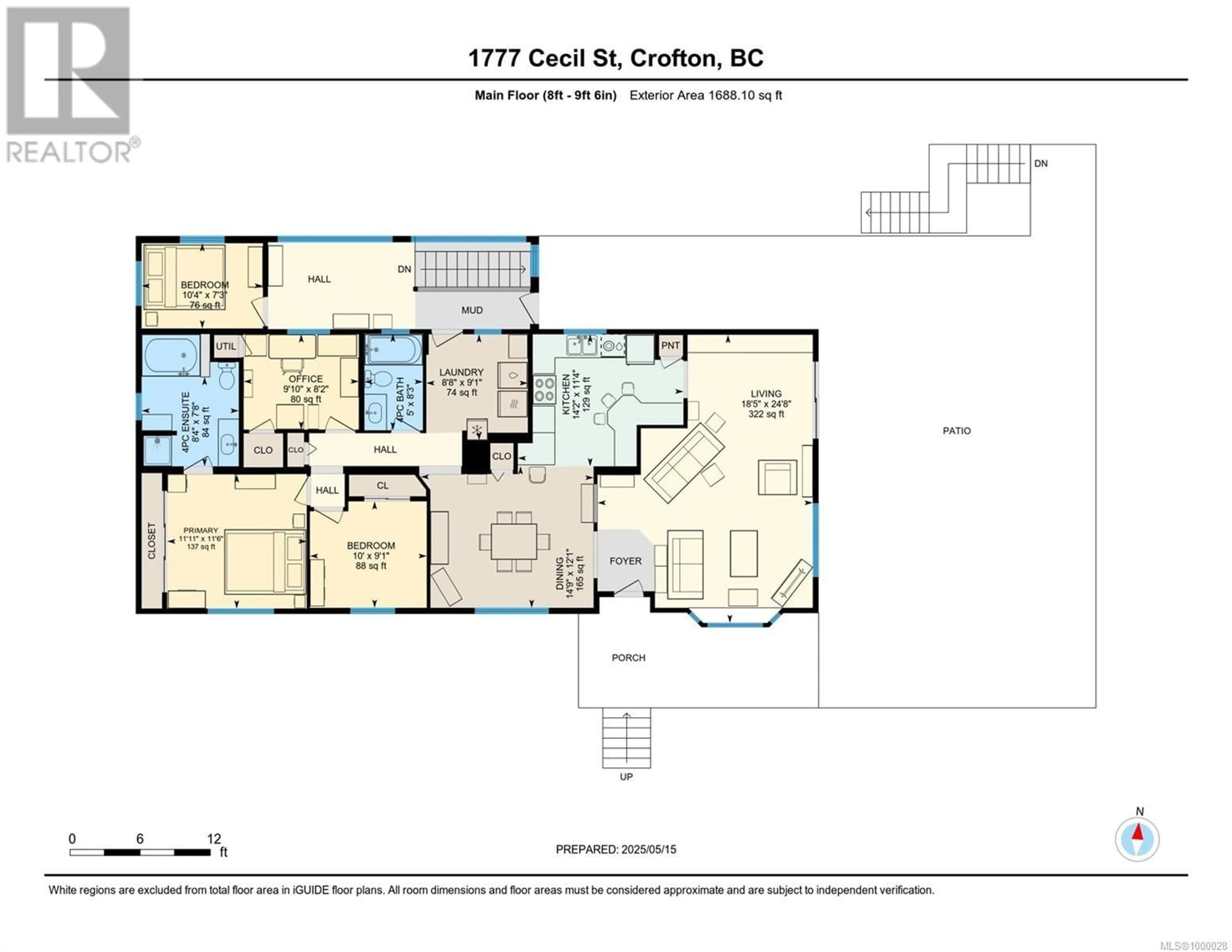 Floor plan for 1777 CECIL STREET, Crofton British Columbia V0R1R0