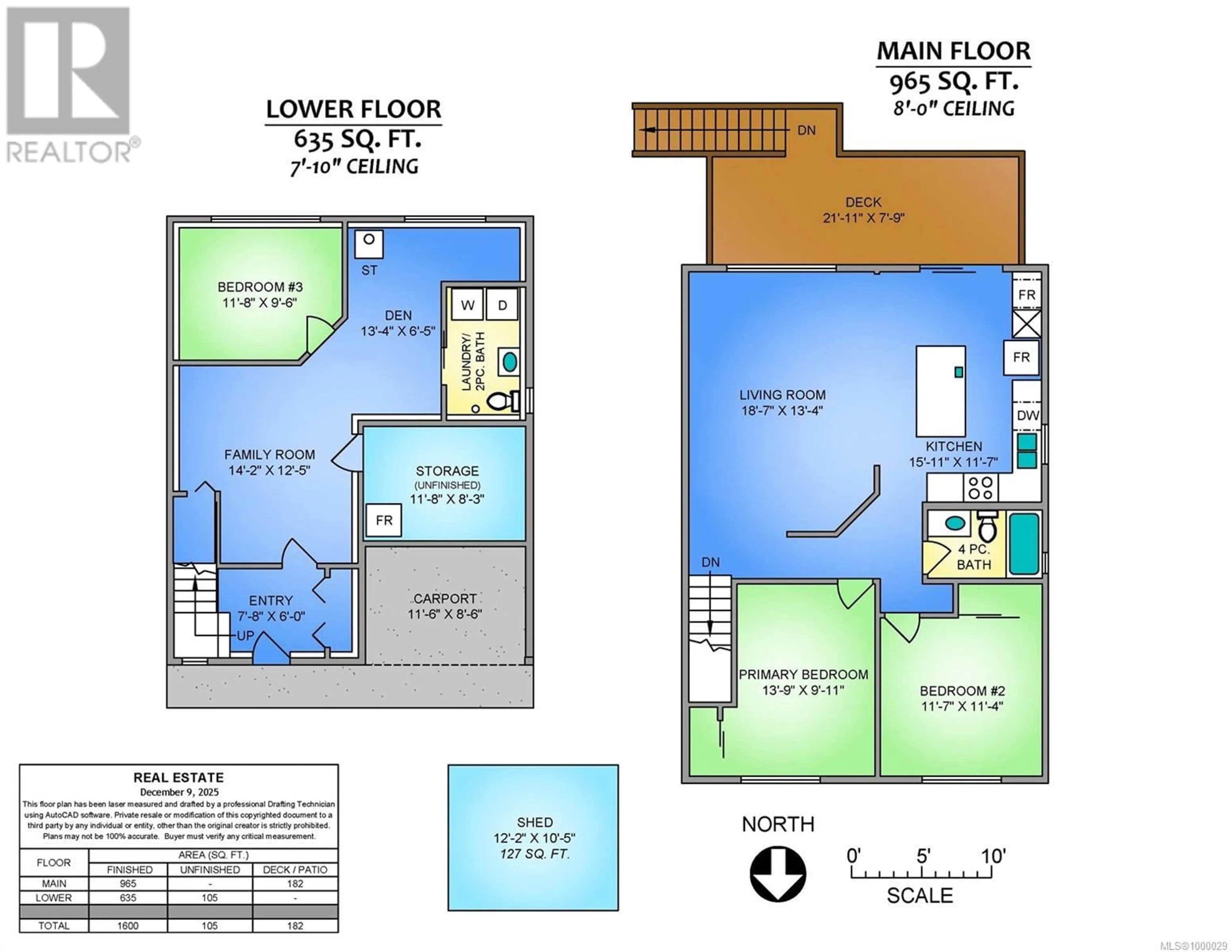 Floor plan for 5 - 577 6TH STREET, Nanaimo British Columbia V9R5W6