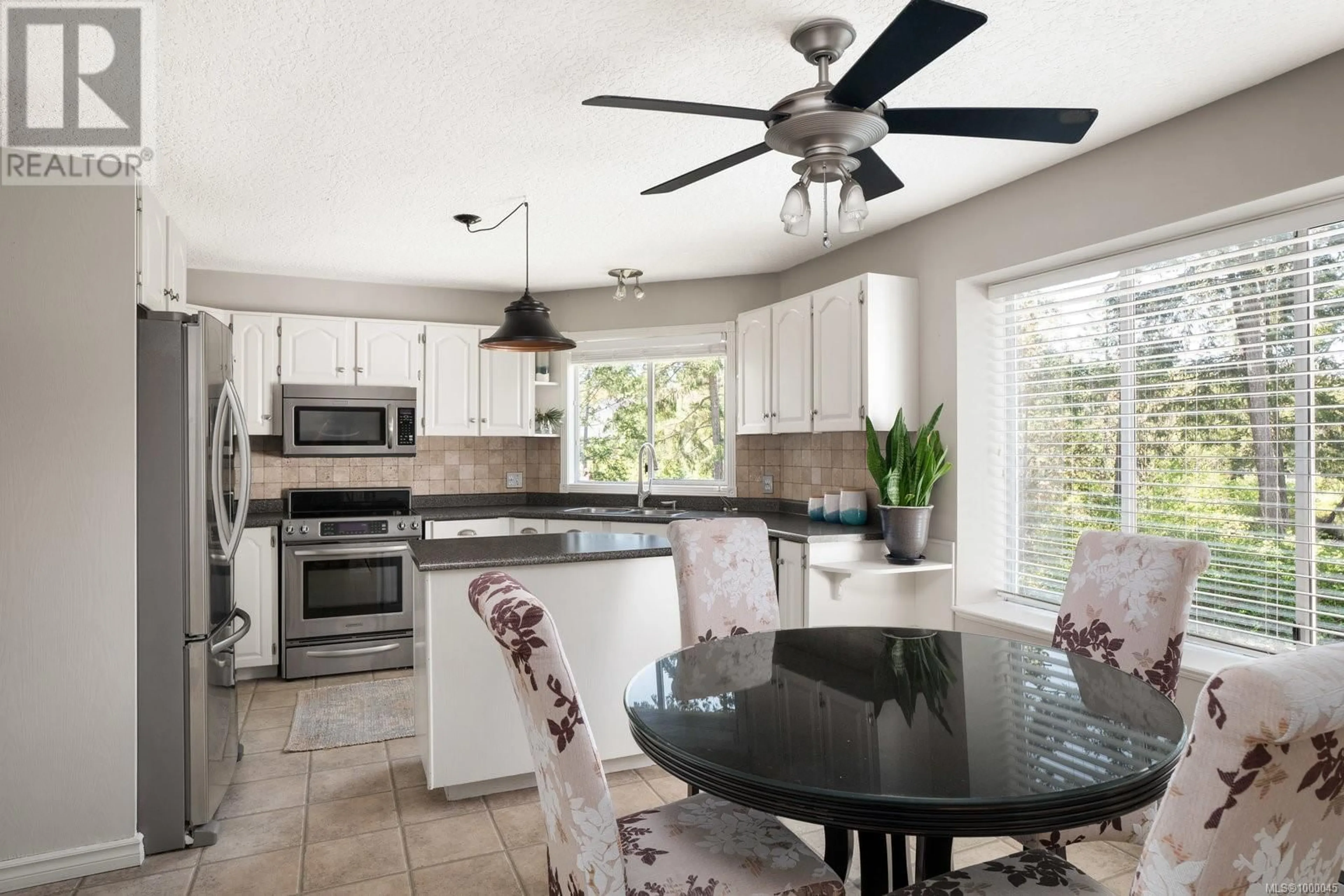 Open concept kitchen, ceramic/tile floor for 301 GULL ROAD, View Royal British Columbia V9B1L3
