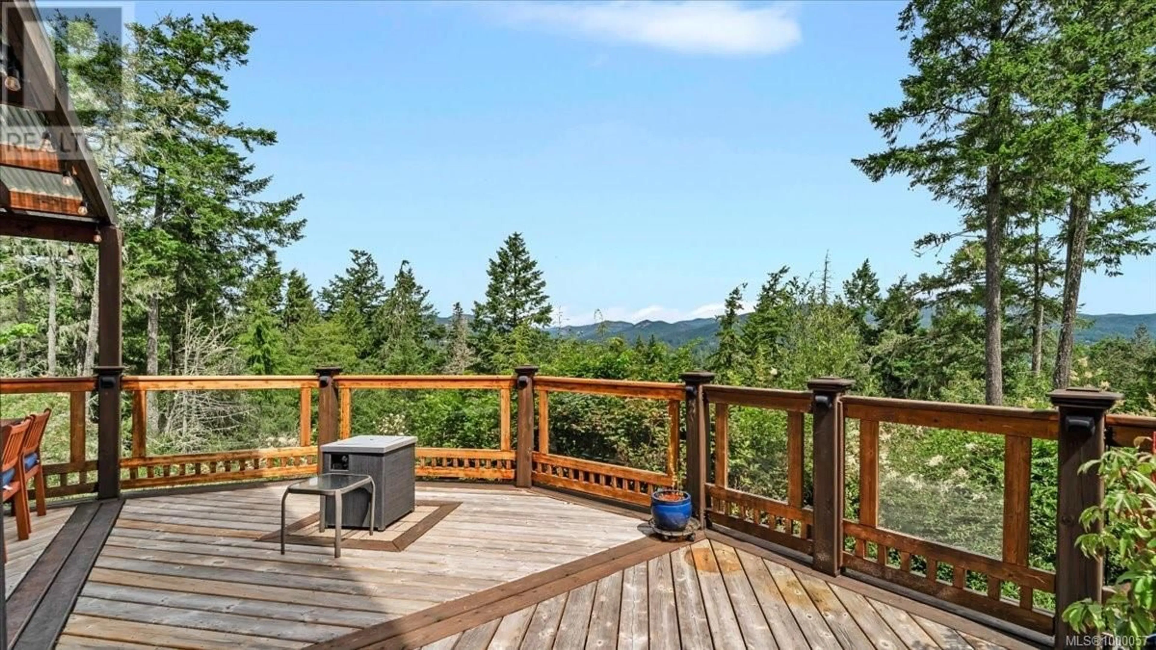 Patio, forest/trees view for 1699 COLE ROAD, Sooke British Columbia V9Z1A9