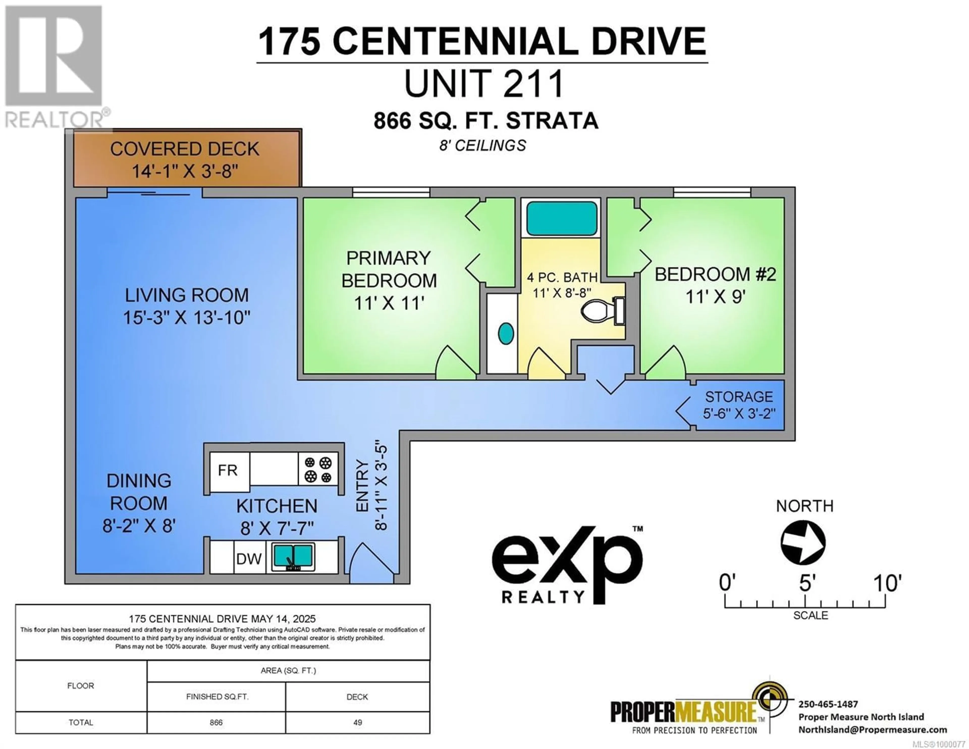 Floor plan for 211 - 175 CENTENNIAL DRIVE, Courtenay British Columbia V9N7M4
