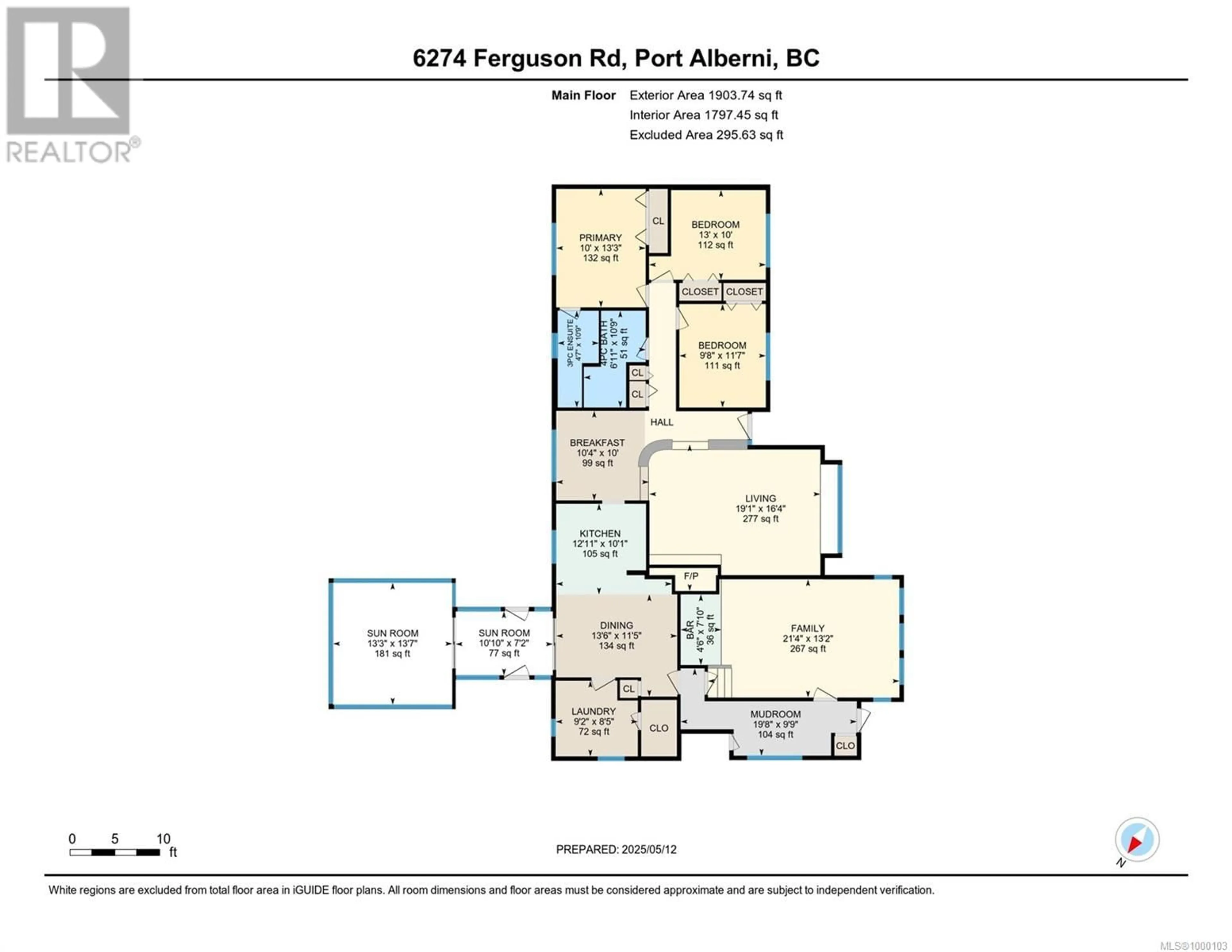Floor plan for 6274 FERGUSON ROAD, Port Alberni British Columbia V9Y8L4
