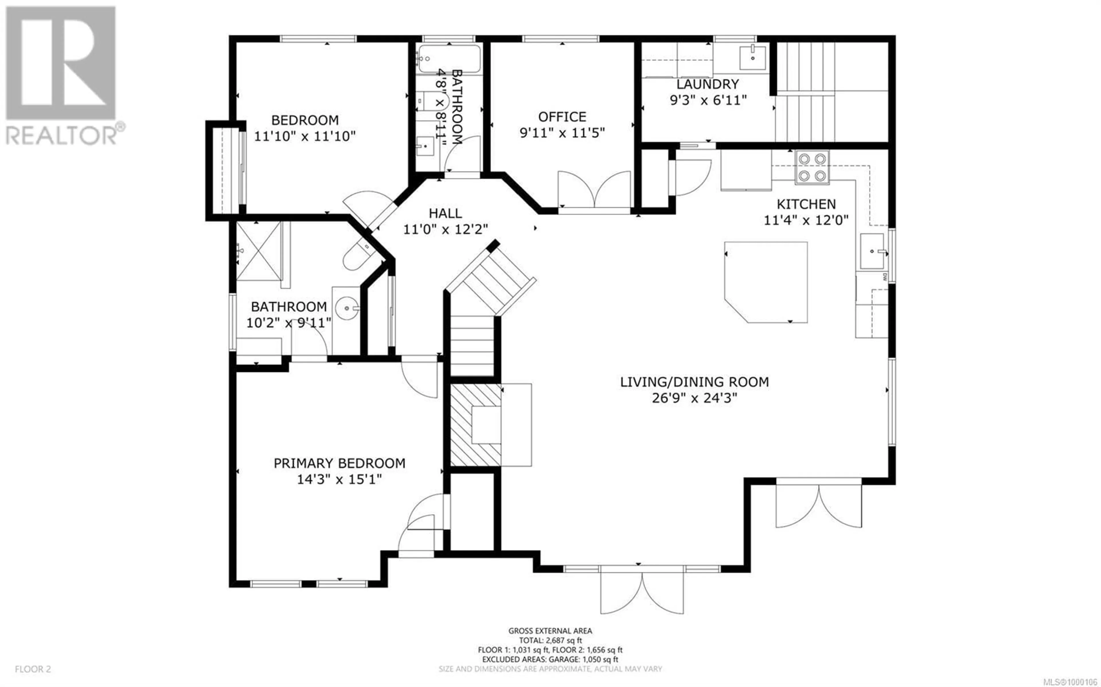 Floor plan for 91 LARWOOD ROAD, Campbell River British Columbia V9W1S3