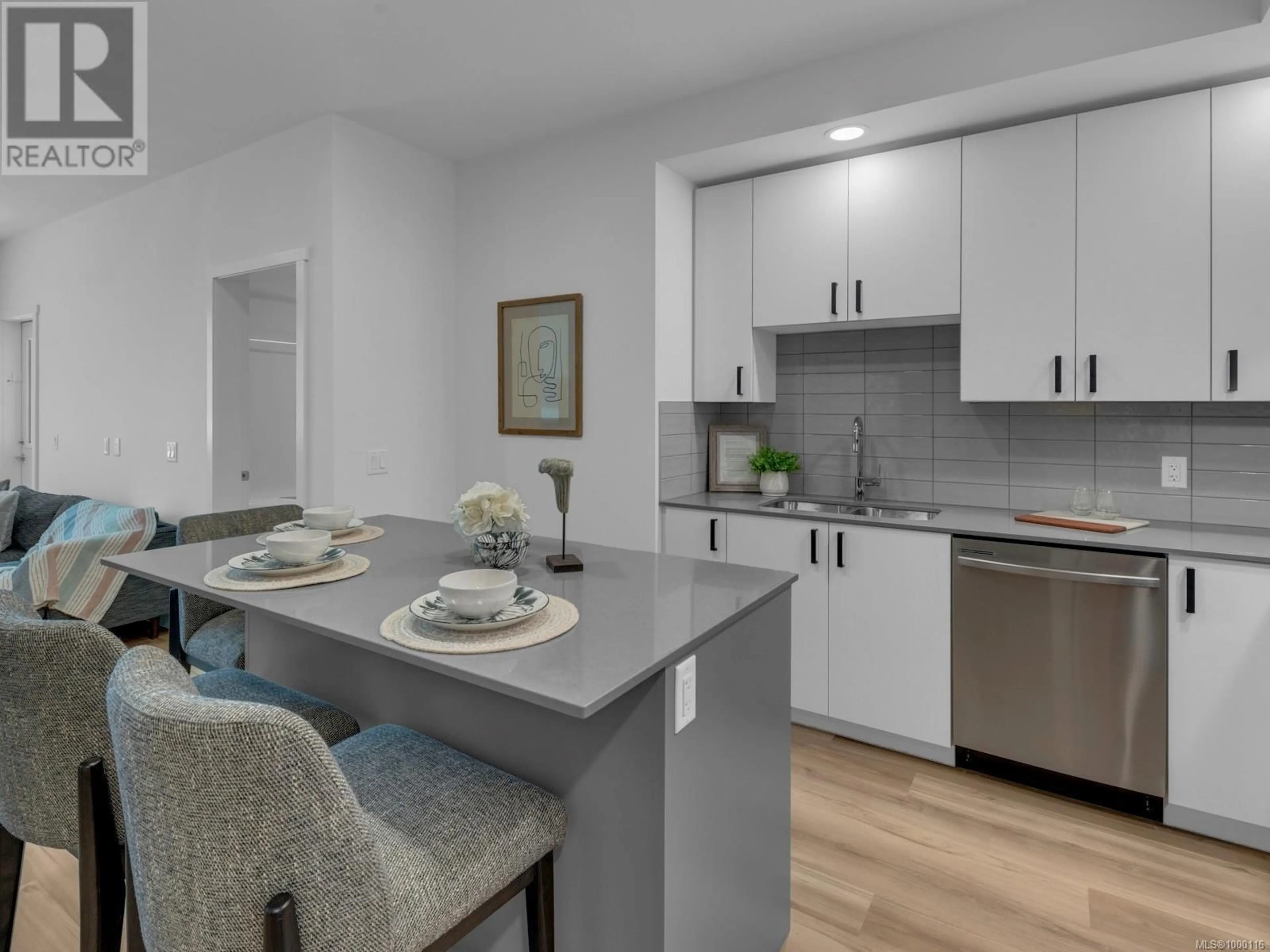 Open concept kitchen, unknown for 124 - 2390 CITY GATE BOULEVARD, Langford British Columbia V9B7A6