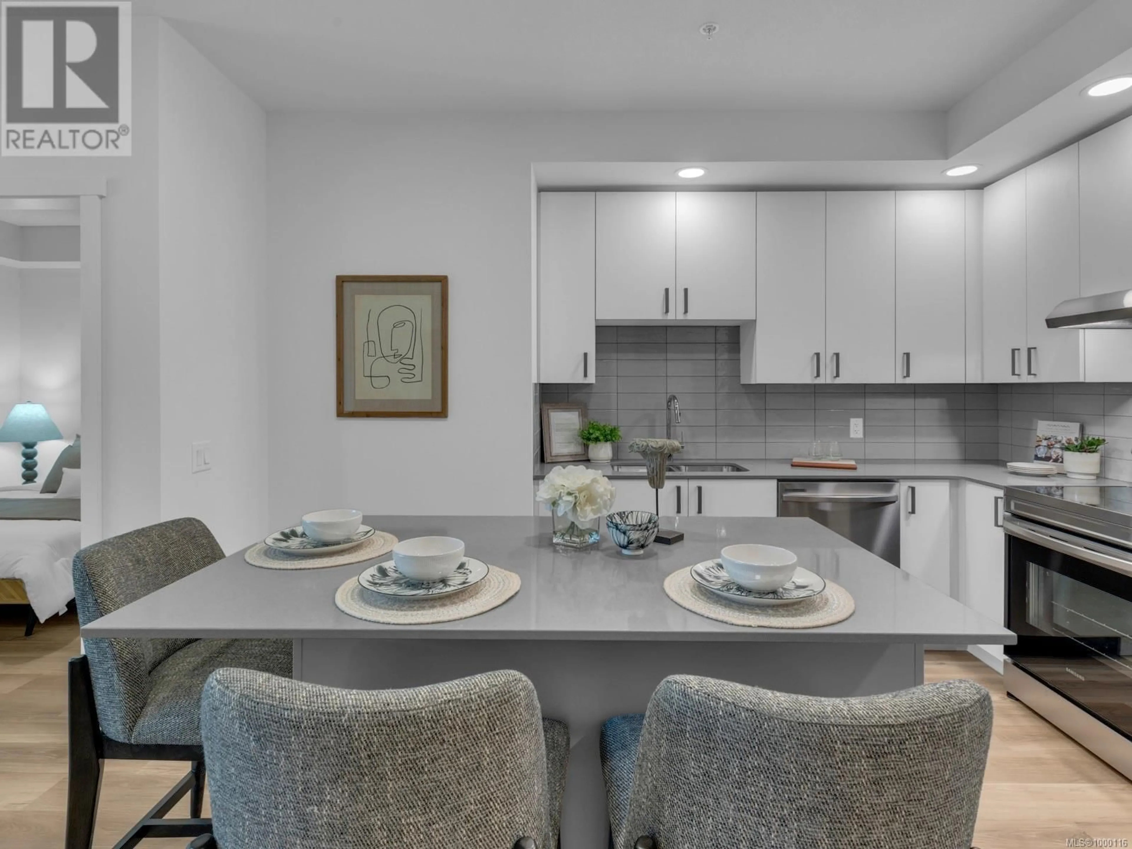 Open concept kitchen, unknown for 124 - 2390 CITY GATE BOULEVARD, Langford British Columbia V9B7A6