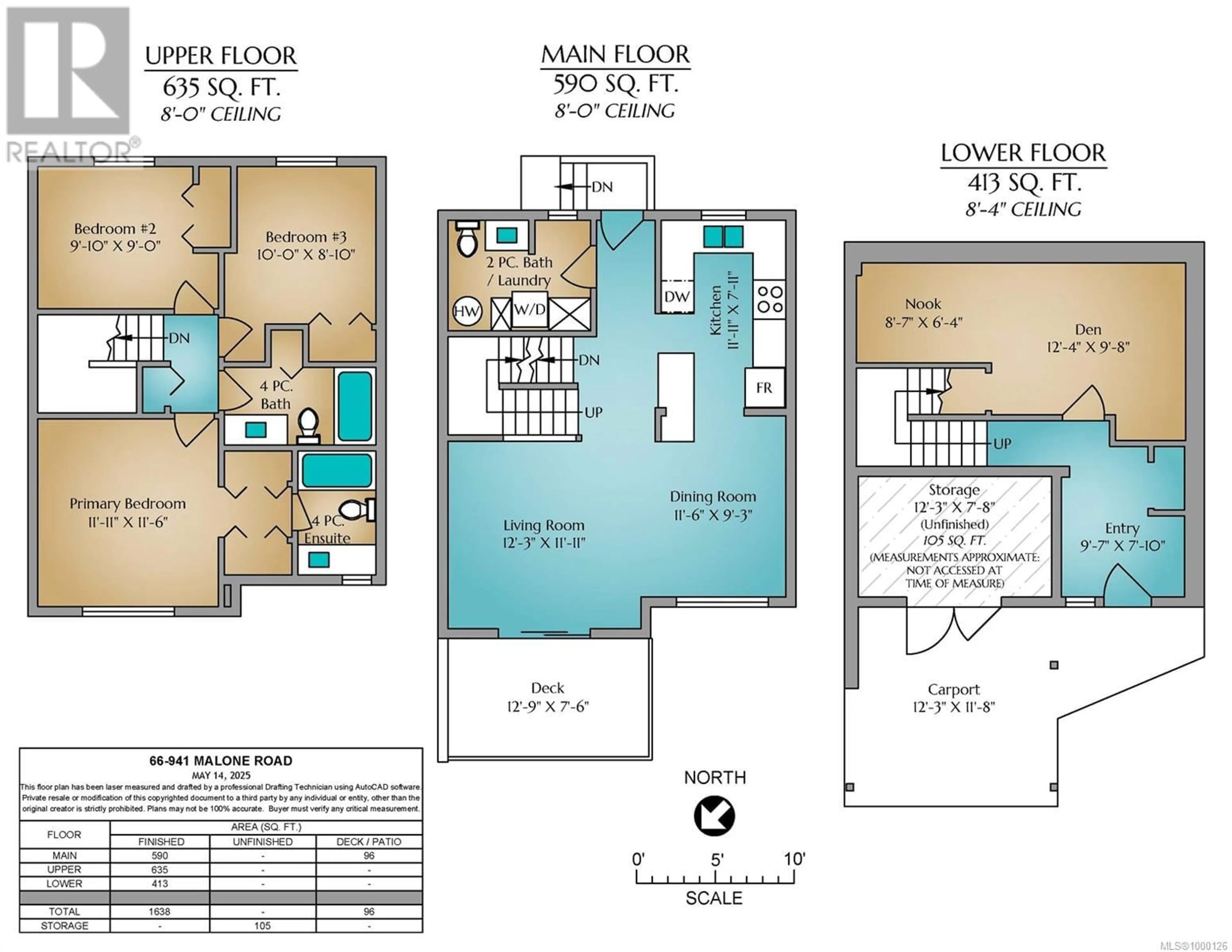 Floor plan for 66 - 941 MALONE ROAD, Ladysmith British Columbia V9G1S3