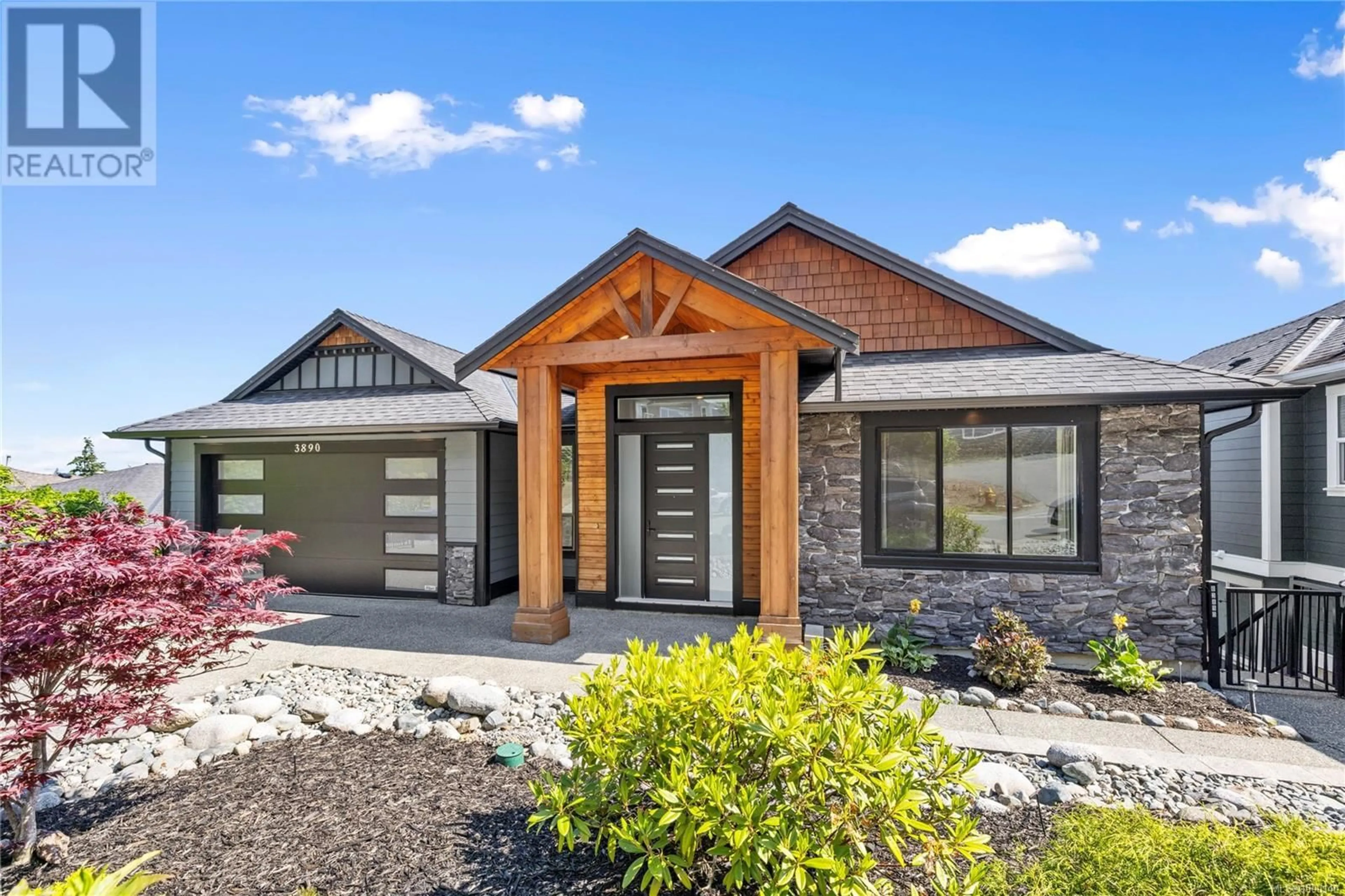 Home with brick exterior material, street for 3890 GULFVIEW DRIVE, Nanaimo British Columbia V9T6E2