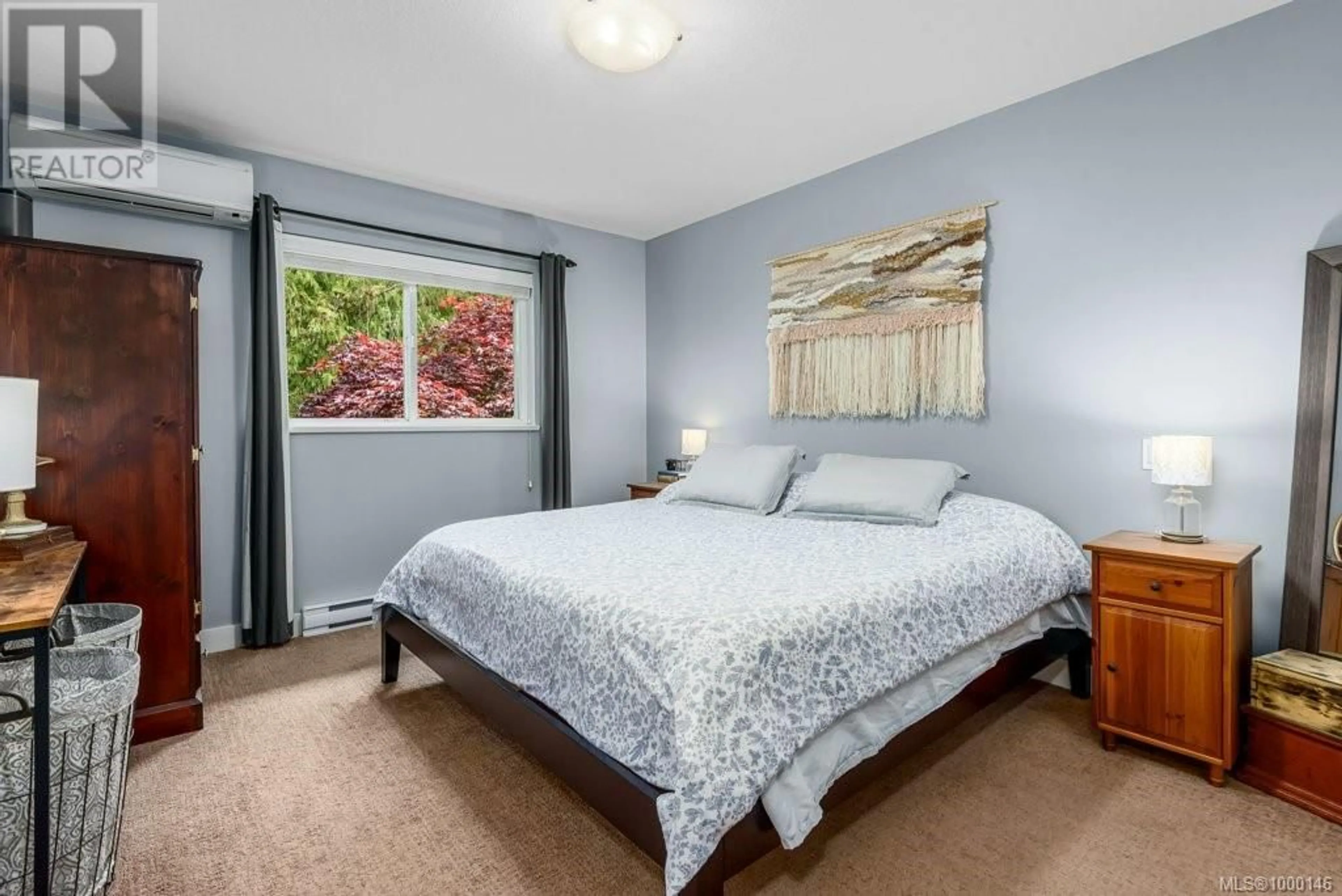Bedroom with bed, carpet floor for 30 - 3400 CONISTON CRESCENT, Cumberland British Columbia V0R1S0