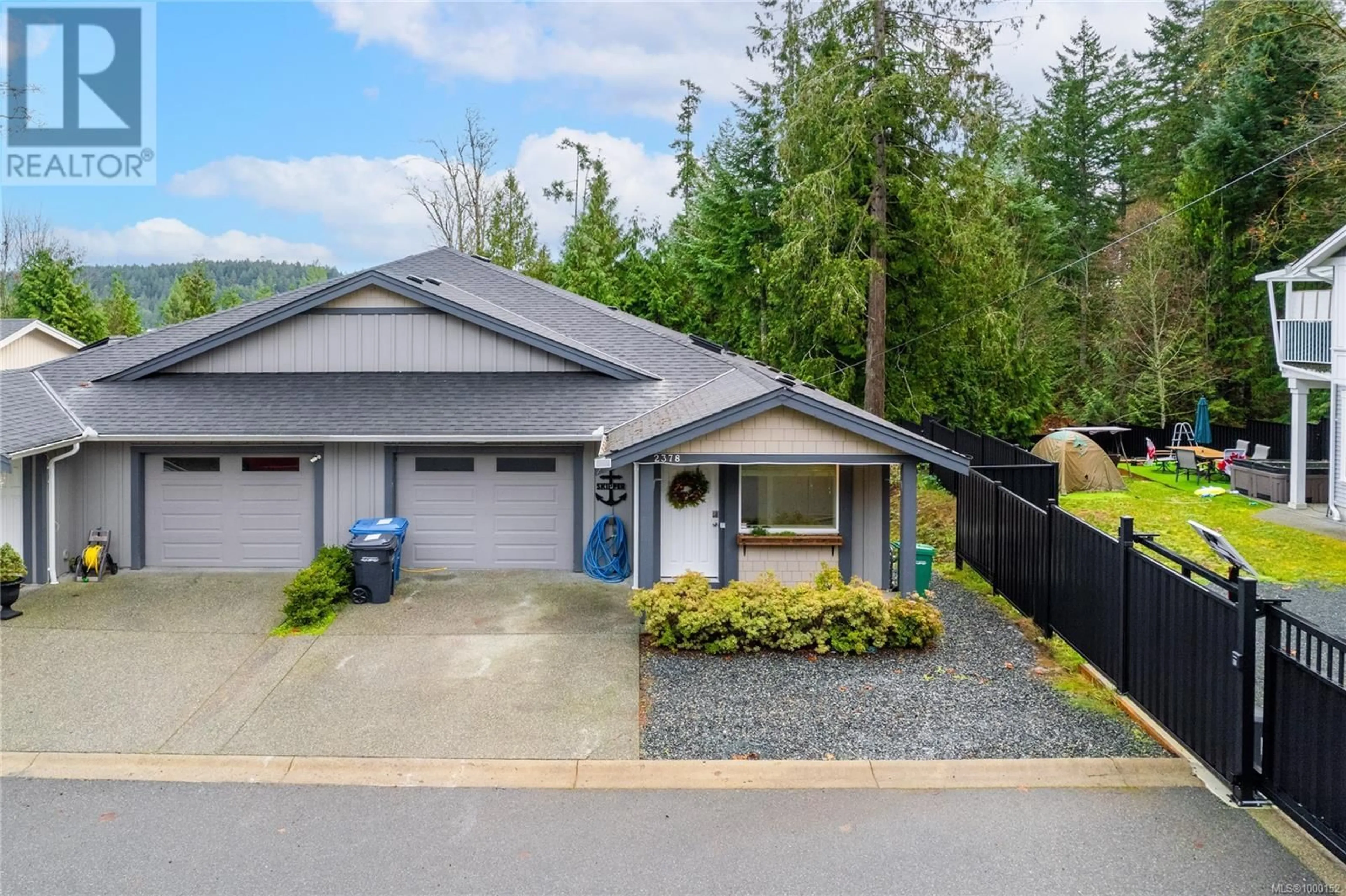 A pic from outside/outdoor area/front of a property/back of a property/a pic from drone, street for 2378 EXTENSION ROAD, Nanaimo British Columbia V9X0A9