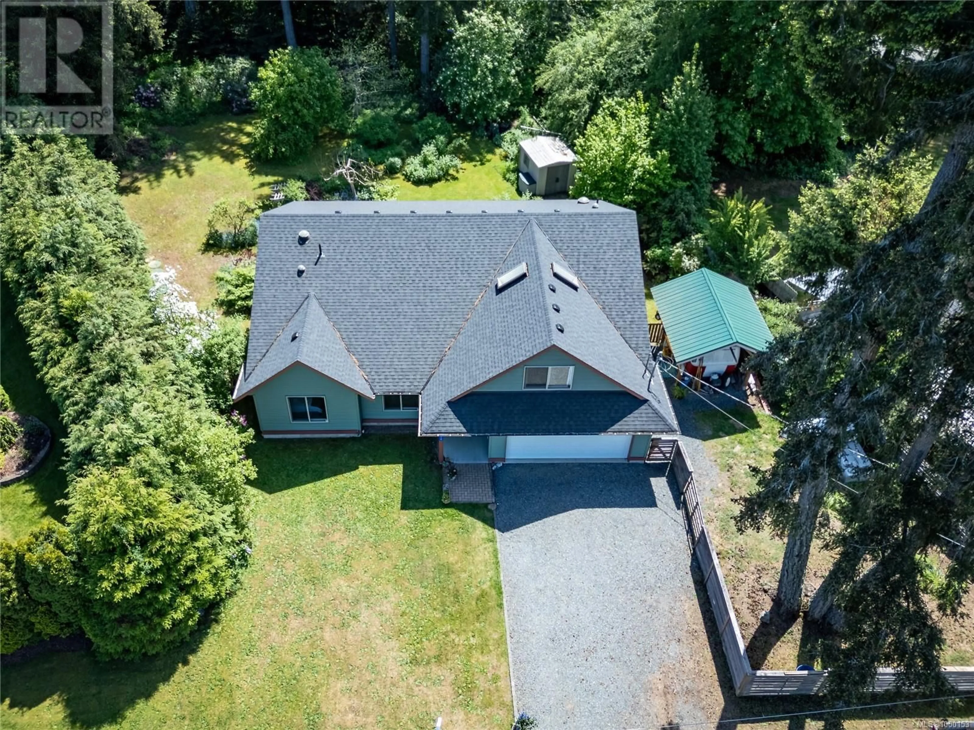 A pic from outside/outdoor area/front of a property/back of a property/a pic from drone, unknown for 7478 YAKE ROAD, Fanny Bay British Columbia V0R1W0