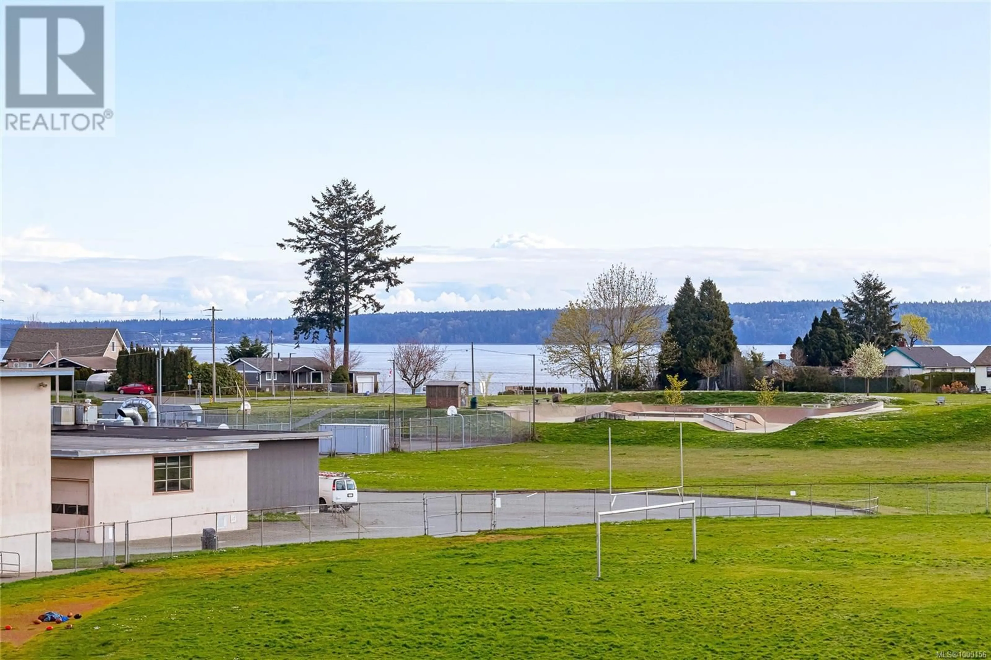 A pic from outside/outdoor area/front of a property/back of a property/a pic from drone, water/lake/river/ocean view for 104 - 9916 DANIEL STREET, Chemainus British Columbia V0R1K1