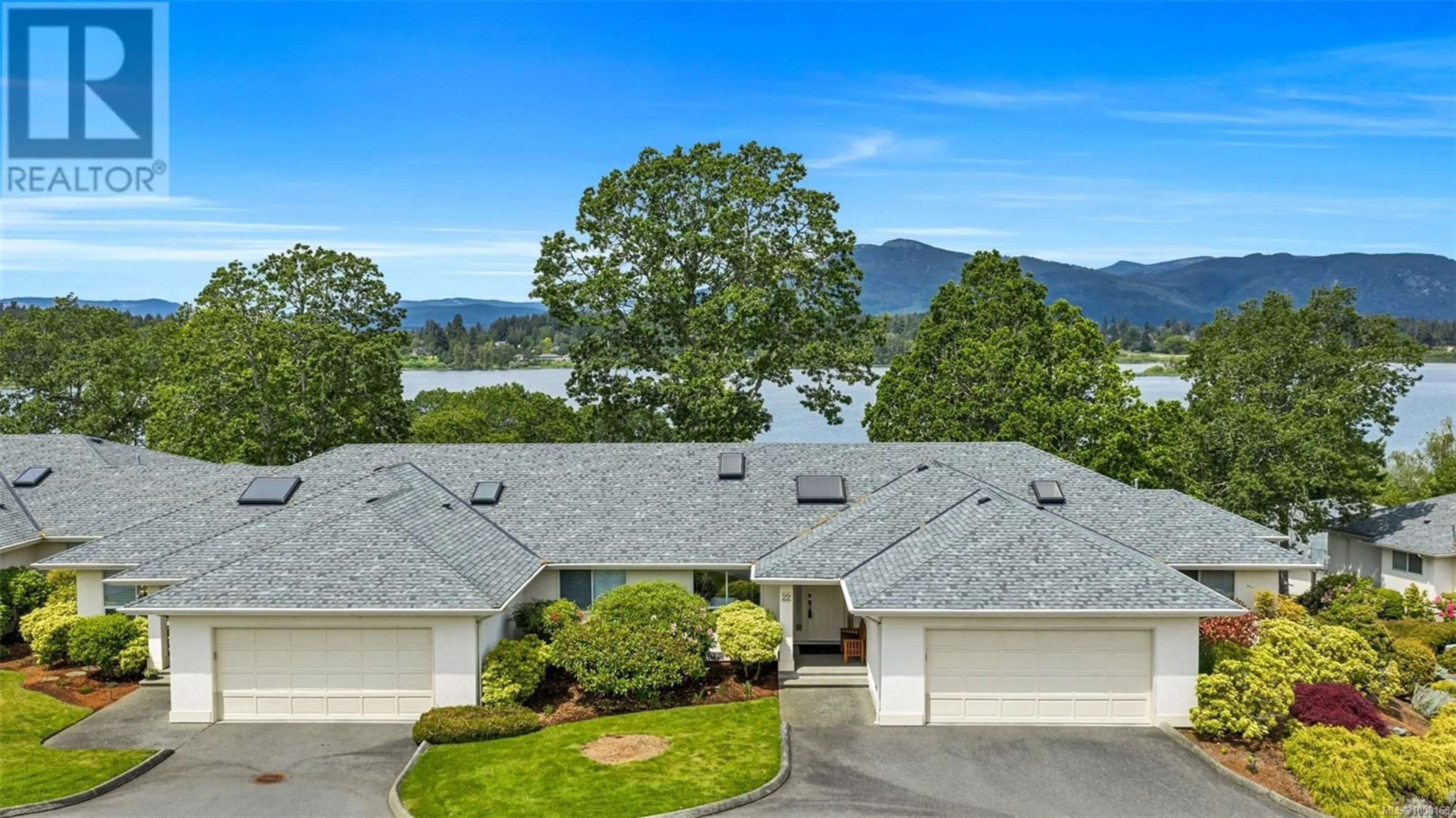 A pic from outside/outdoor area/front of a property/back of a property/a pic from drone, water/lake/river/ocean view for 22 - 6038 STERLING DRIVE, Duncan British Columbia V9L5K4