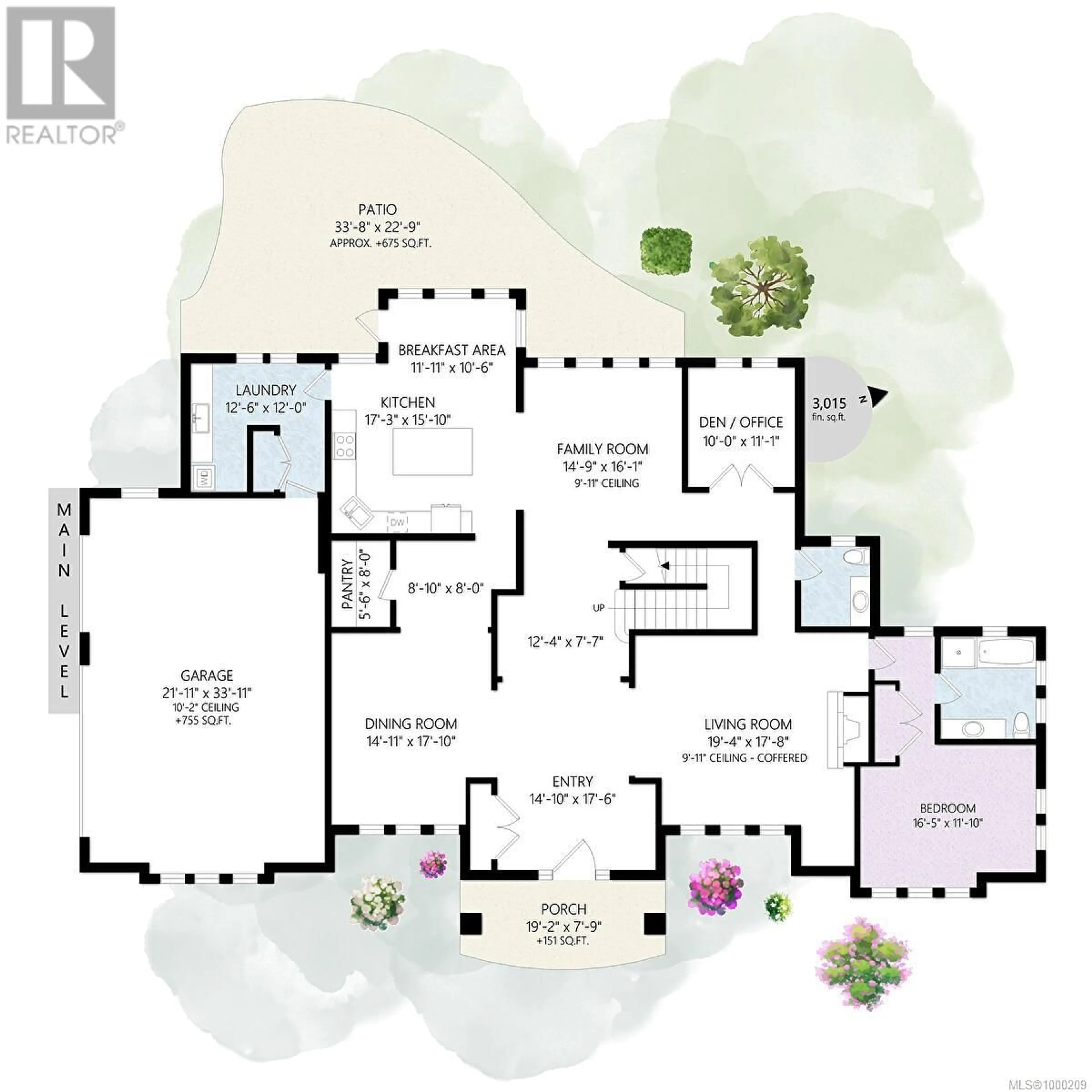 Floor plan for 3280 RIPON ROAD, Oak Bay British Columbia V8R6G7
