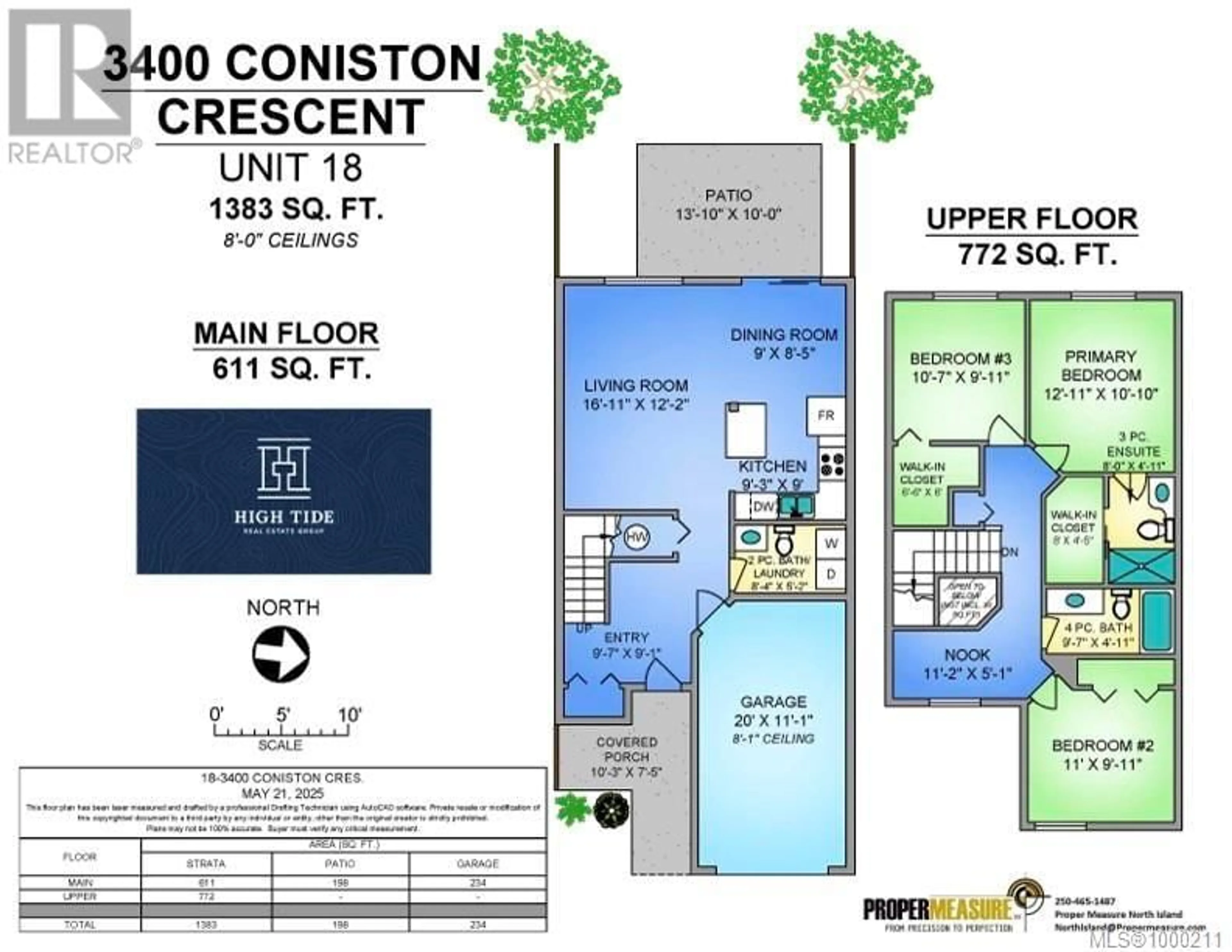 Floor plan for 18 - 3400 CONISTON CRESCENT, Cumberland British Columbia V0R1S0