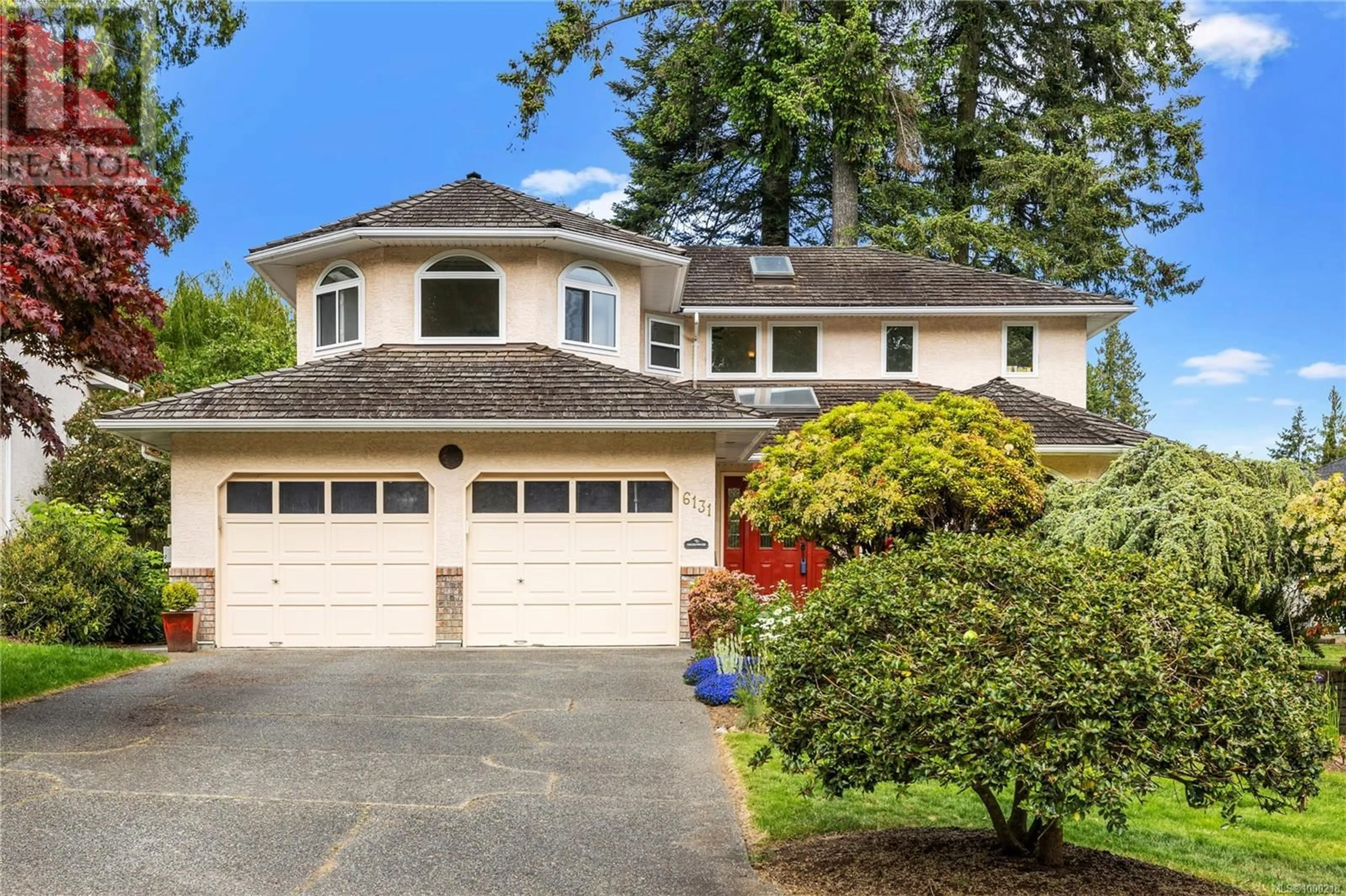 Home with brick exterior material, street for 6131 GREENWOOD PLACE, Nanaimo British Columbia V9V1K6