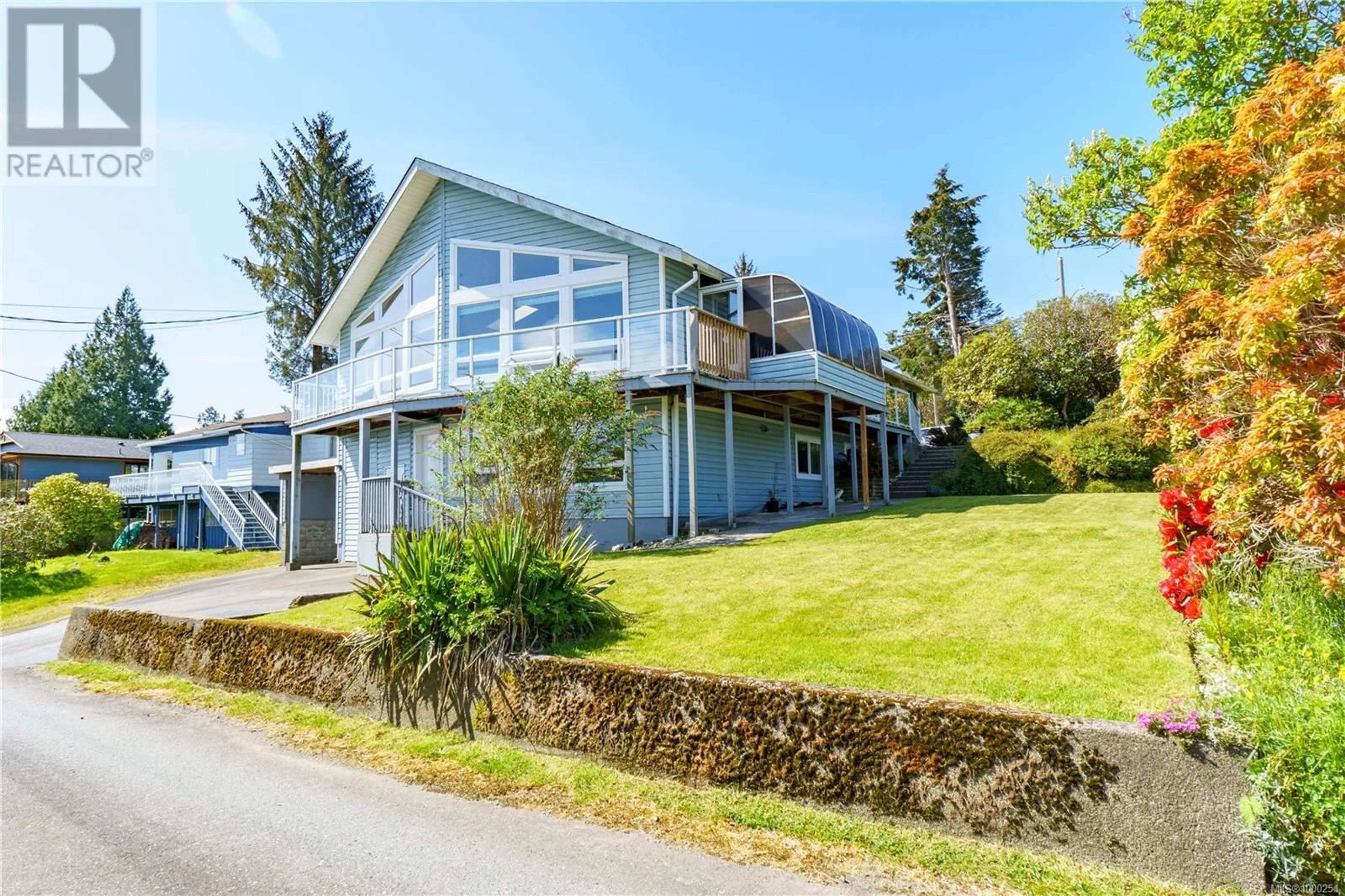 A pic from outside/outdoor area/front of a property/back of a property/a pic from drone, water/lake/river/ocean view for 1483 HELEN ROAD, Ucluelet British Columbia V0R3A0