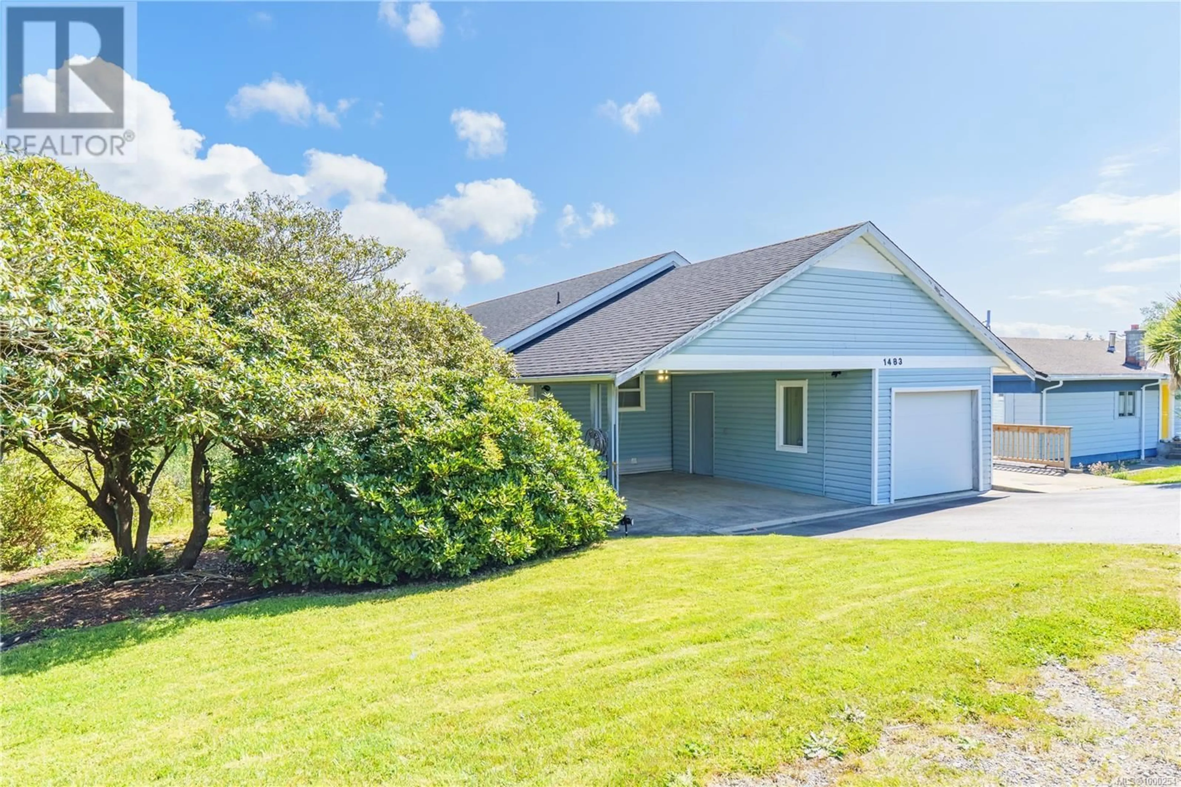 A pic from outside/outdoor area/front of a property/back of a property/a pic from drone, water/lake/river/ocean view for 1483 HELEN ROAD, Ucluelet British Columbia V0R3A0