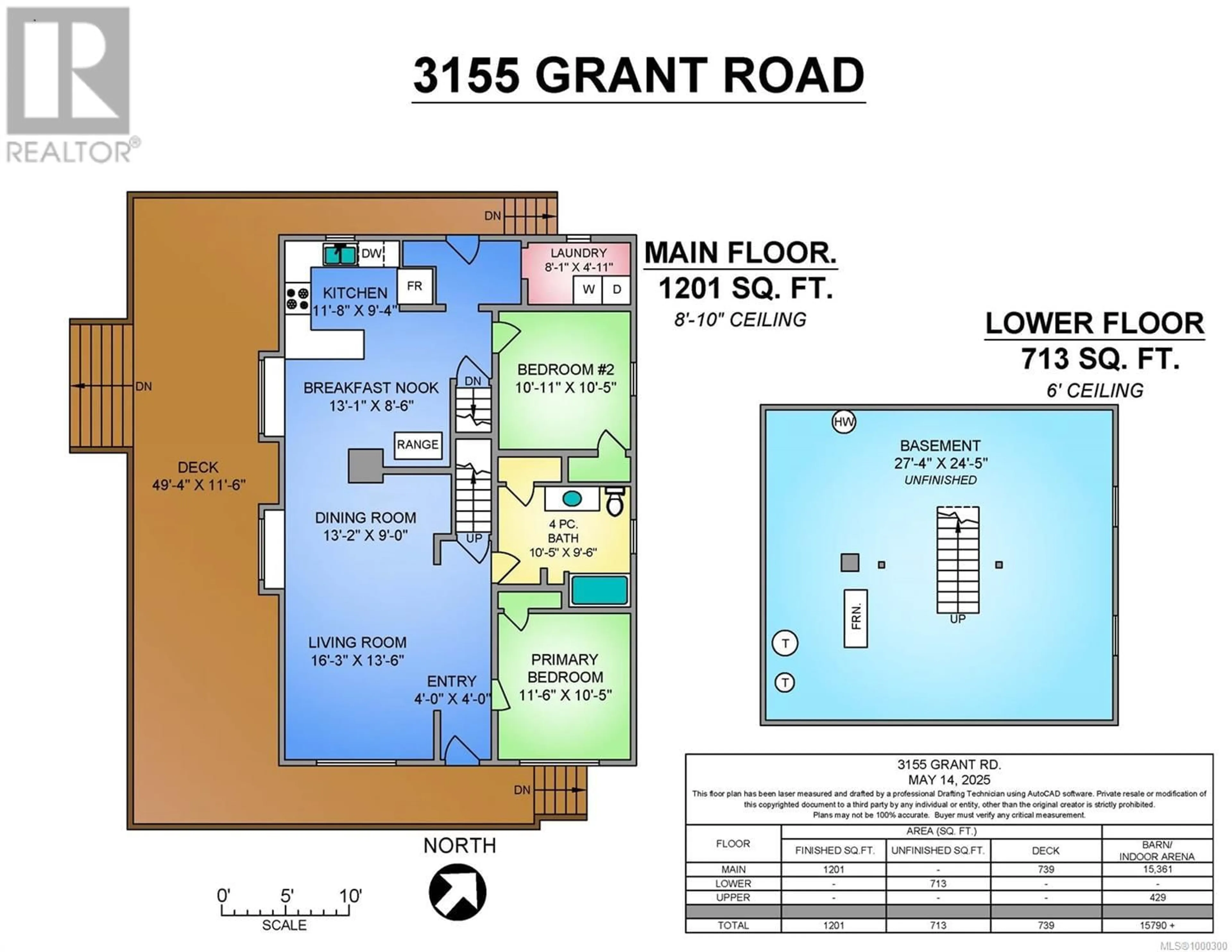 Floor plan for 3155 GRANT ROAD, Courtenay British Columbia V9N9P7