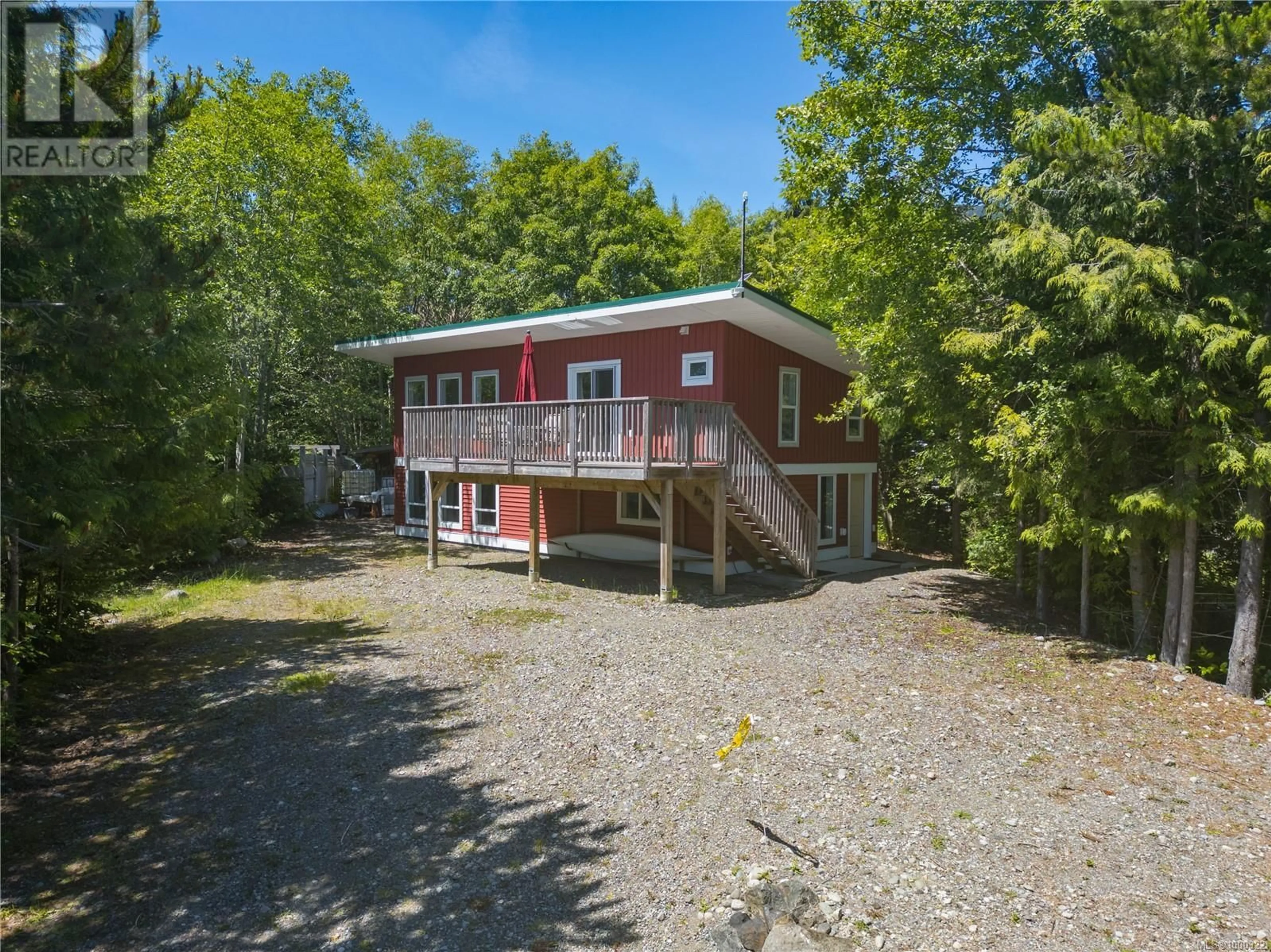 A pic from outside/outdoor area/front of a property/back of a property/a pic from drone, water/lake/river/ocean view for 1145 SEVENTH AVENUE, Ucluelet British Columbia V0R3A0