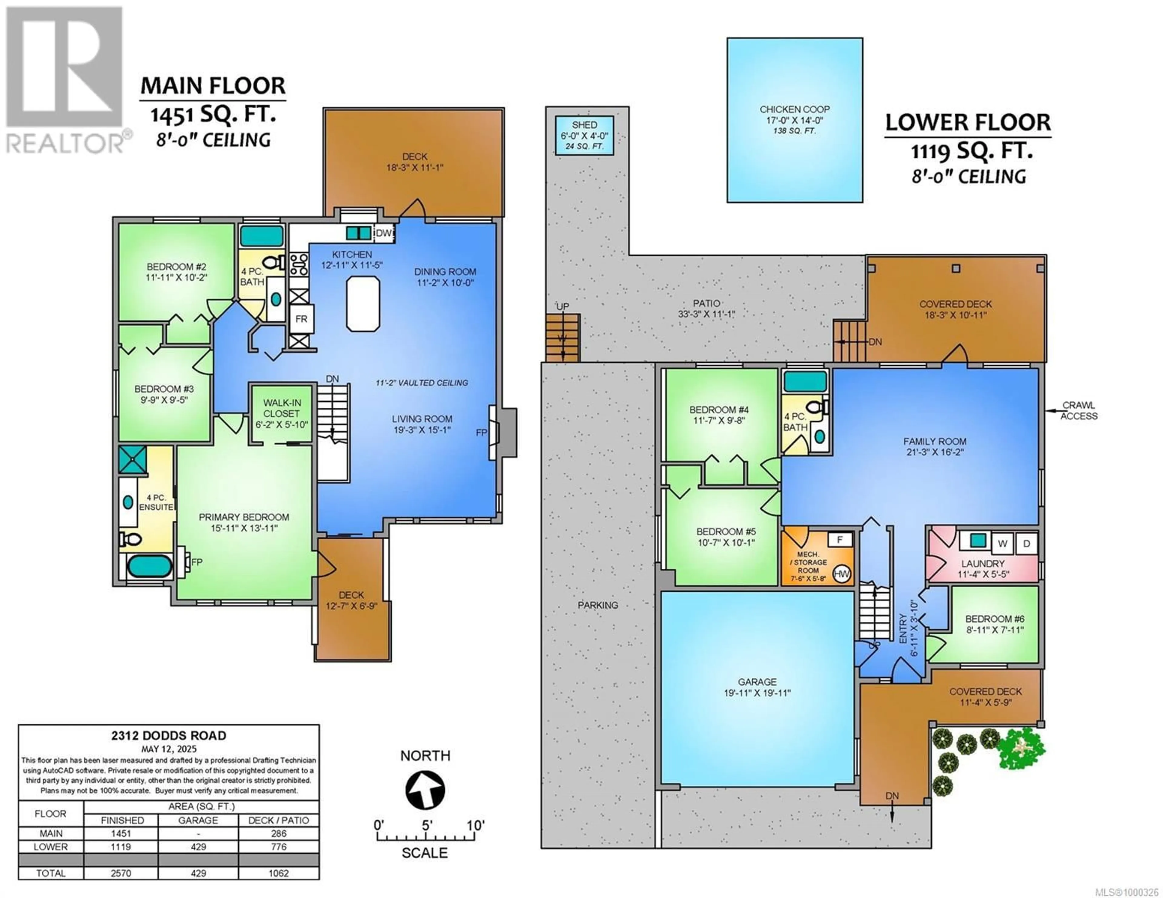 Floor plan for 2312 DODDS ROAD, Nanaimo British Columbia V9X1Y3