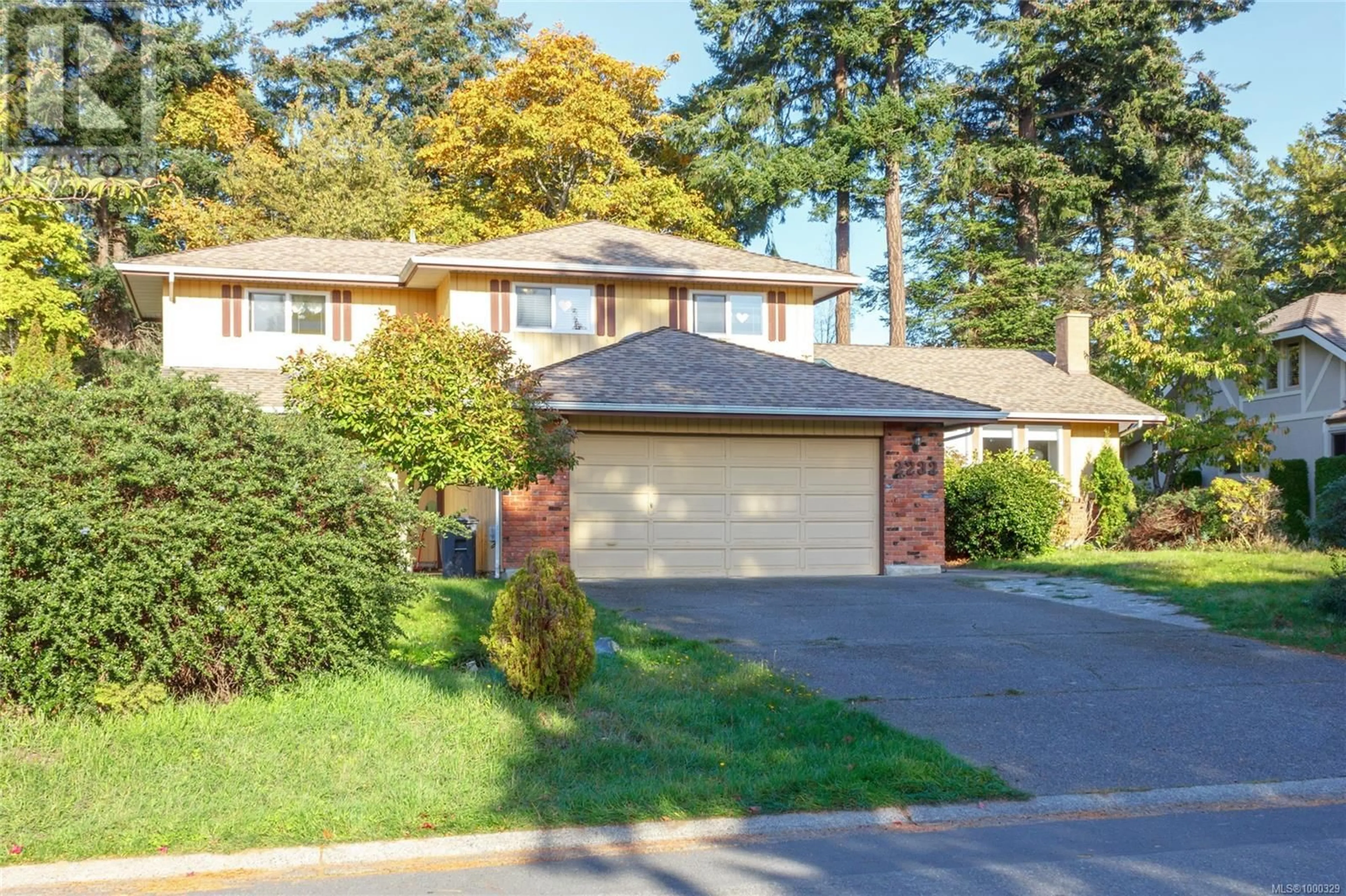 Home with brick exterior material, street for 2232 LIFTON PLACE, Saanich British Columbia V8N6B2