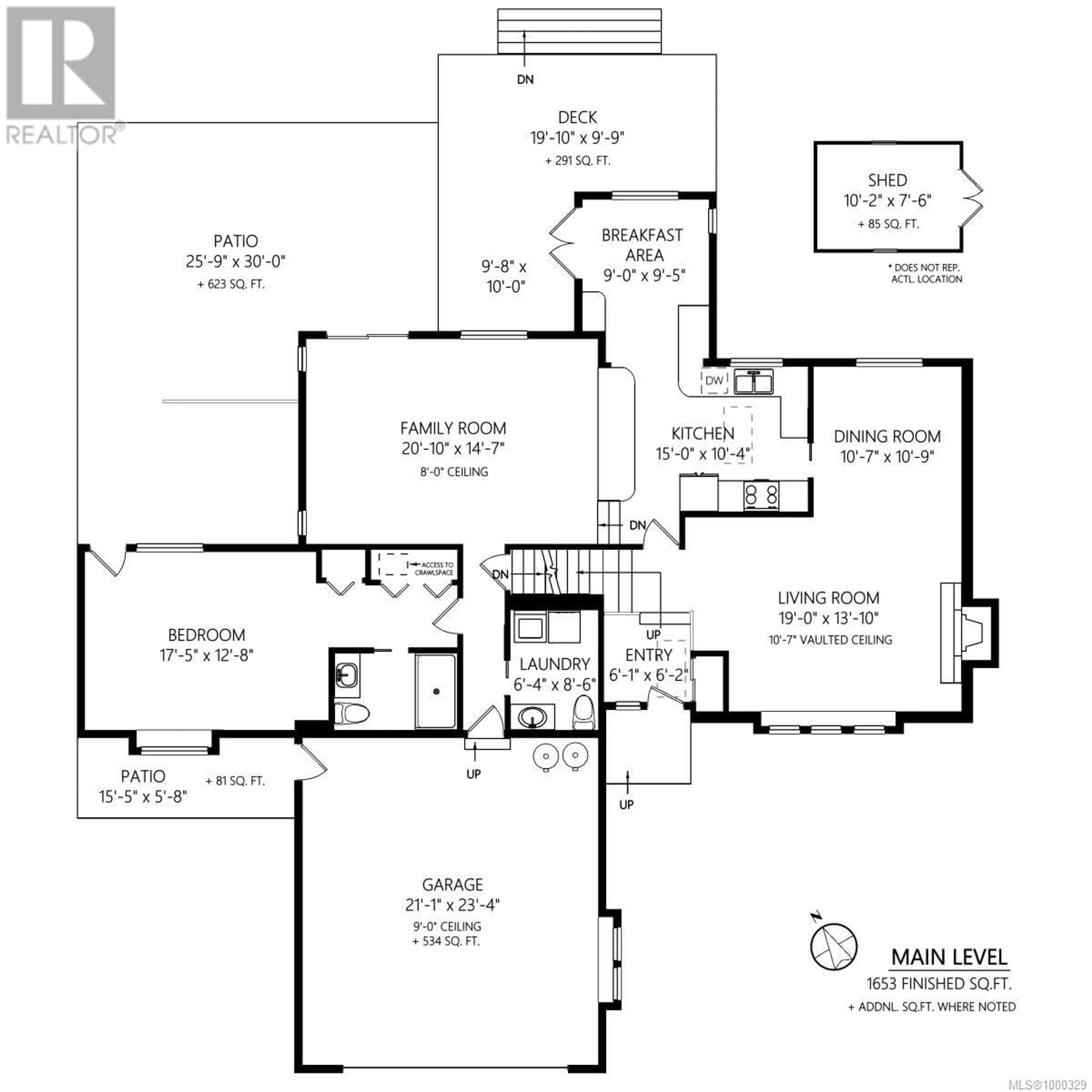Floor plan for 2232 LIFTON PLACE, Saanich British Columbia V8N6B2