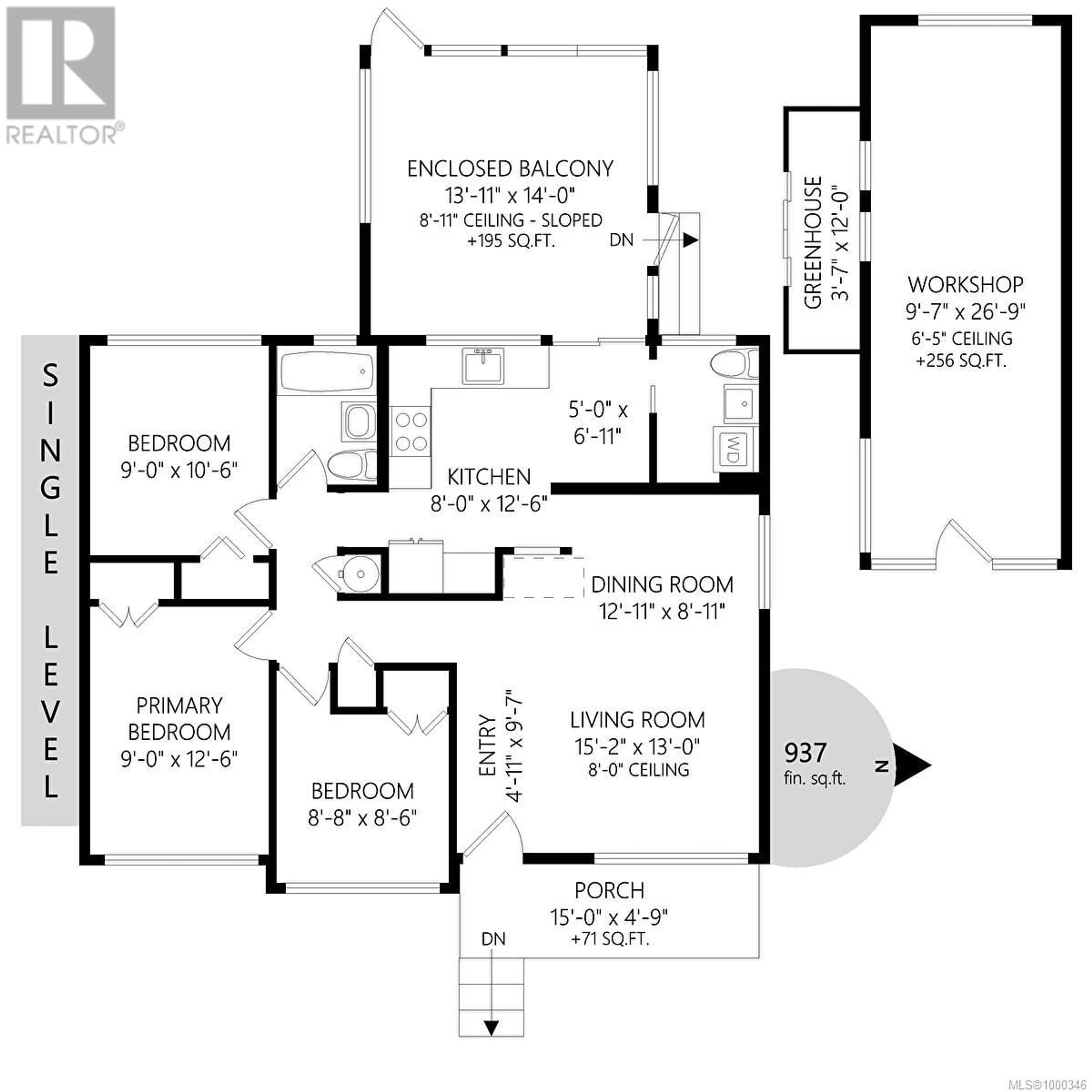 Floor plan for 2636 VICTOR STREET, Victoria British Columbia V8R4E2
