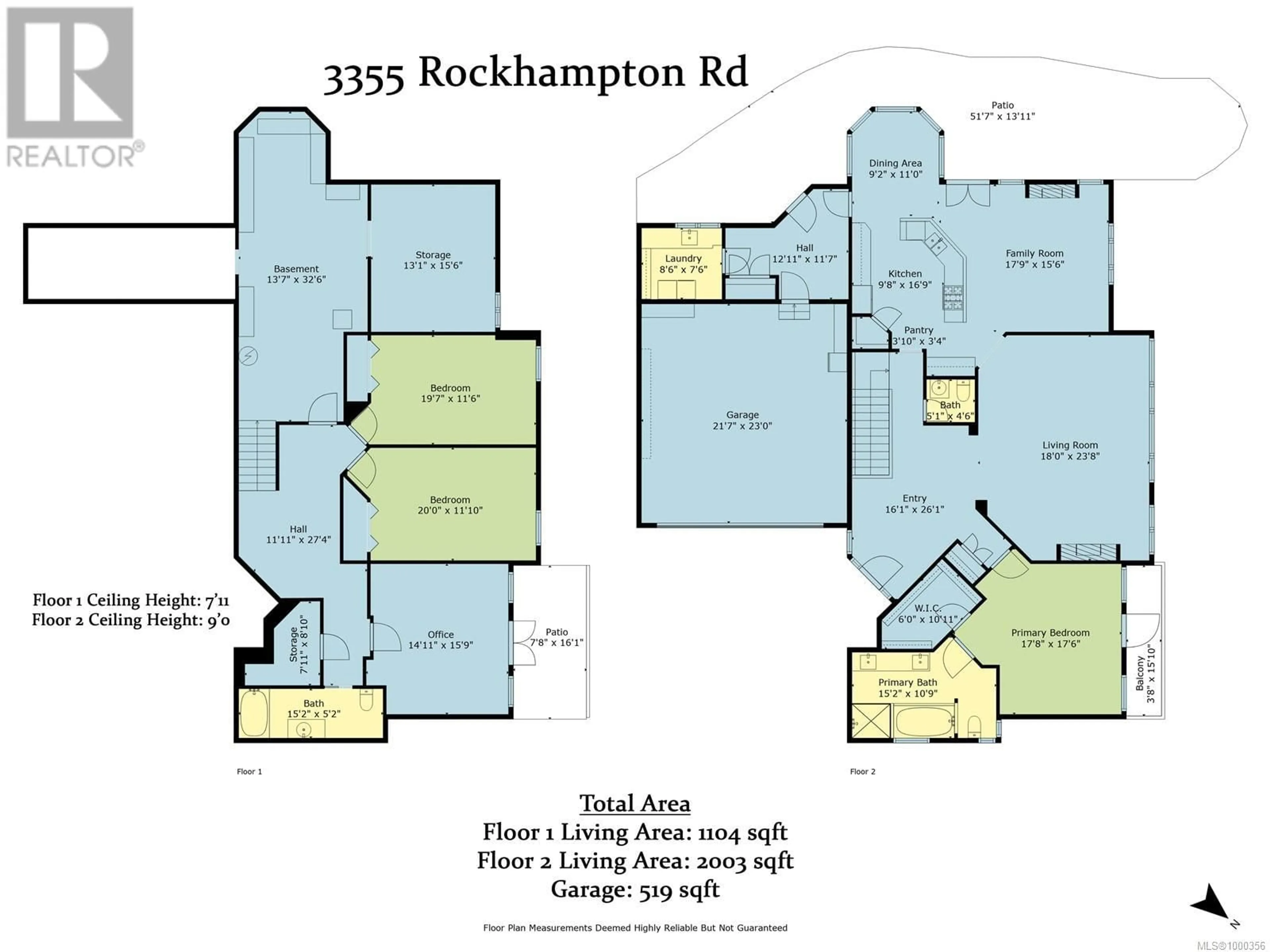 Floor plan for 3355 ROCKHAMPTON ROAD, Nanoose Bay British Columbia V9P9H5