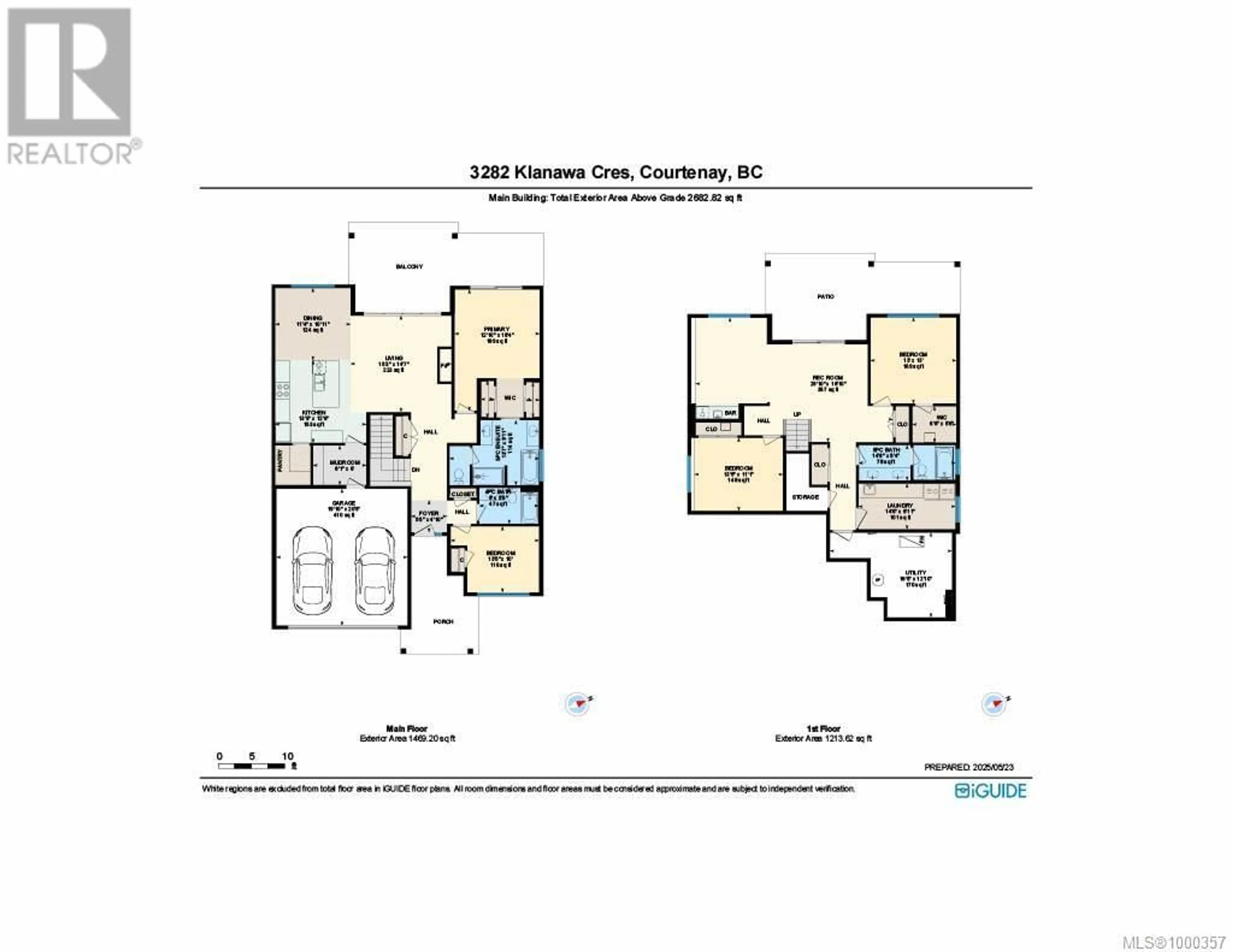 Floor plan for 3282 KLANAWA CRESCENT, Courtenay British Columbia V9N0H4
