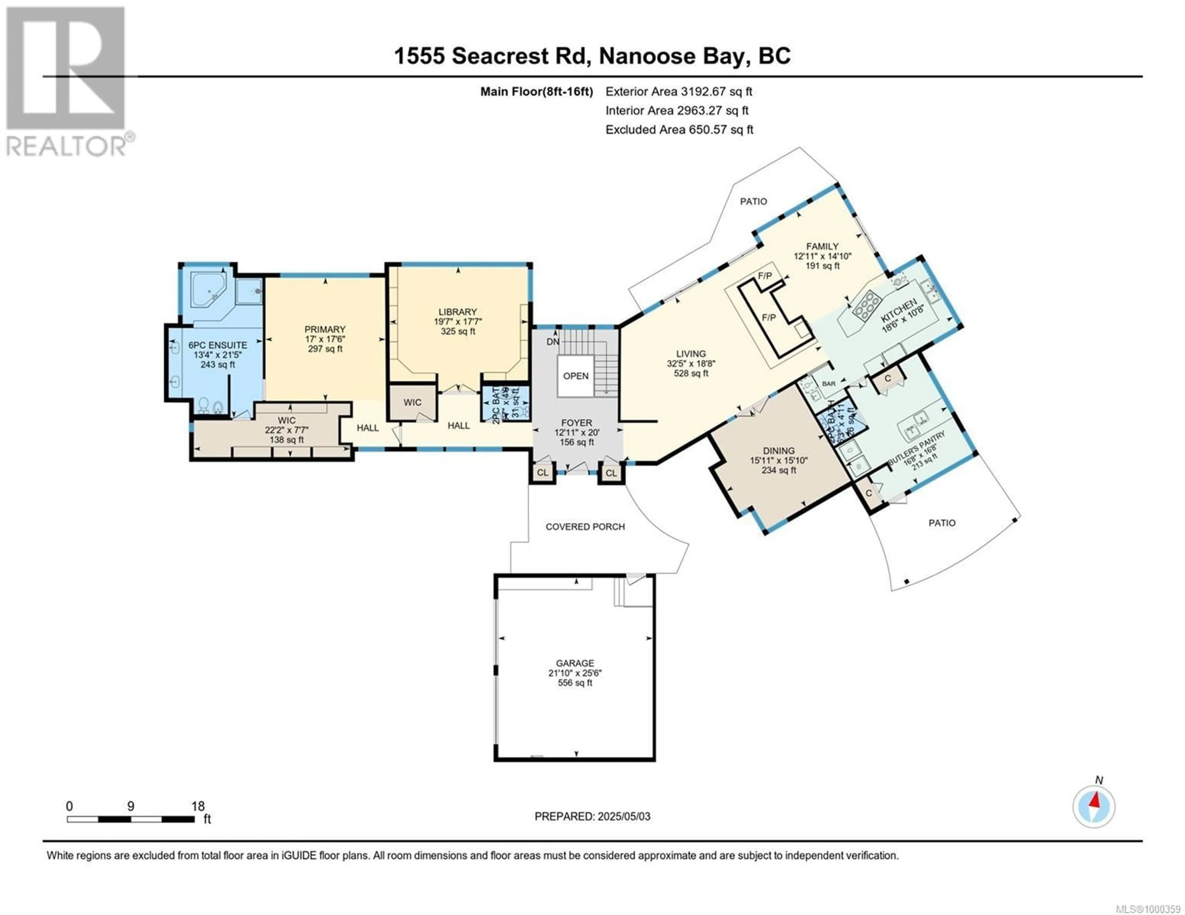 Floor plan for 1555 SEACREST ROAD, Nanoose Bay British Columbia V9P9B5