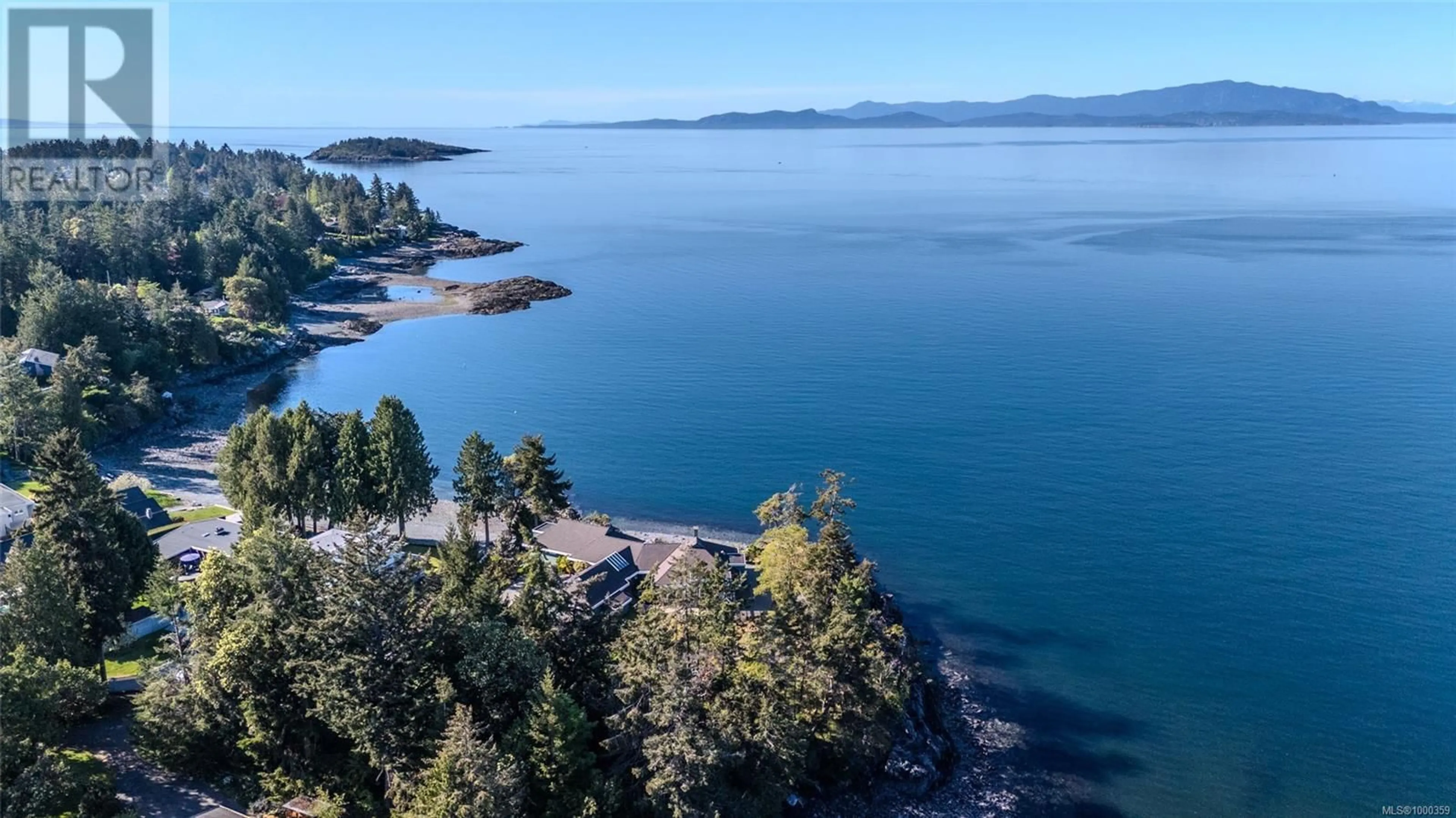 A pic from outside/outdoor area/front of a property/back of a property/a pic from drone, water/lake/river/ocean view for 1555 SEACREST ROAD, Nanoose Bay British Columbia V9P9B5