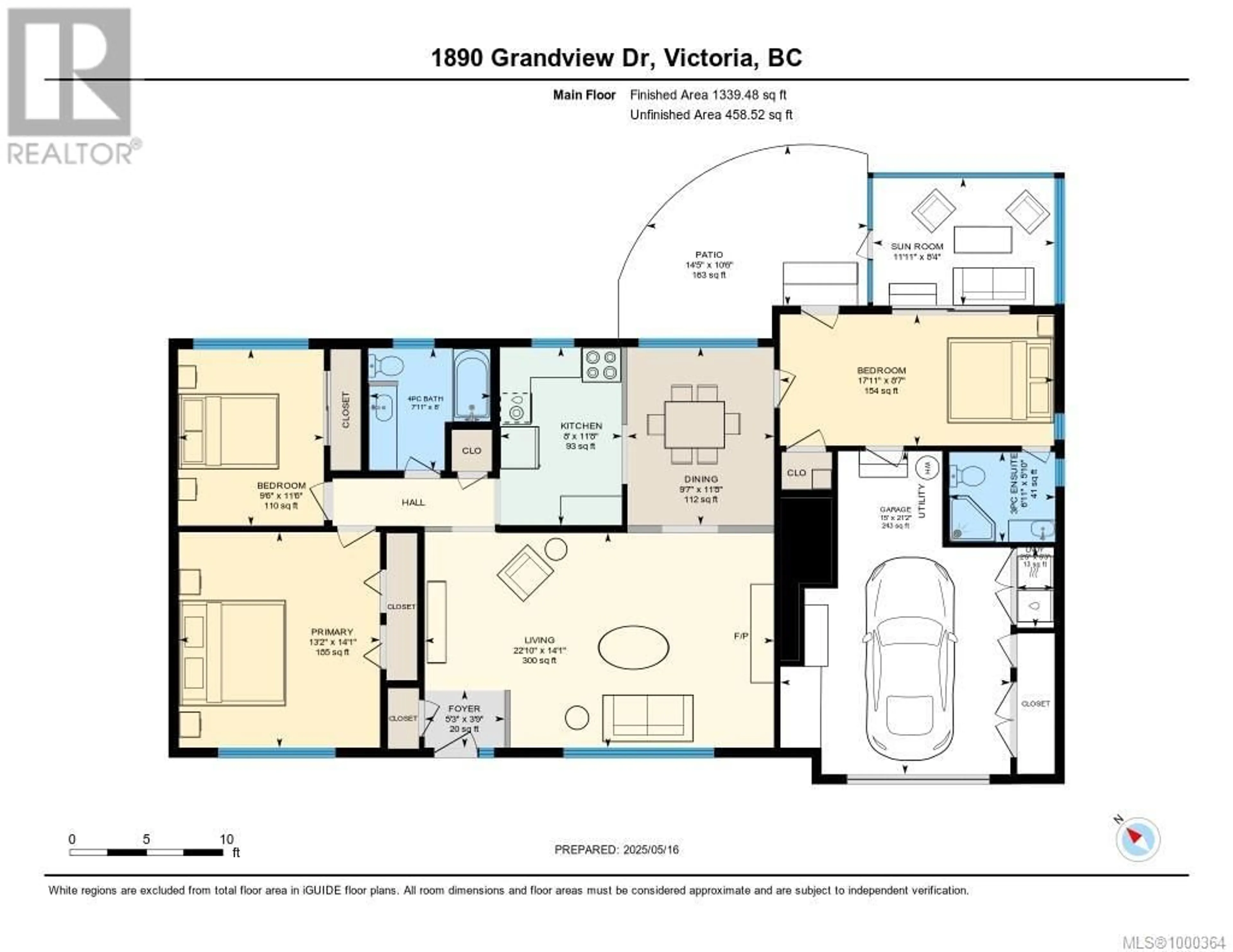 Floor plan for 1890 GRANDVIEW DRIVE, Saanich British Columbia V8N2V1