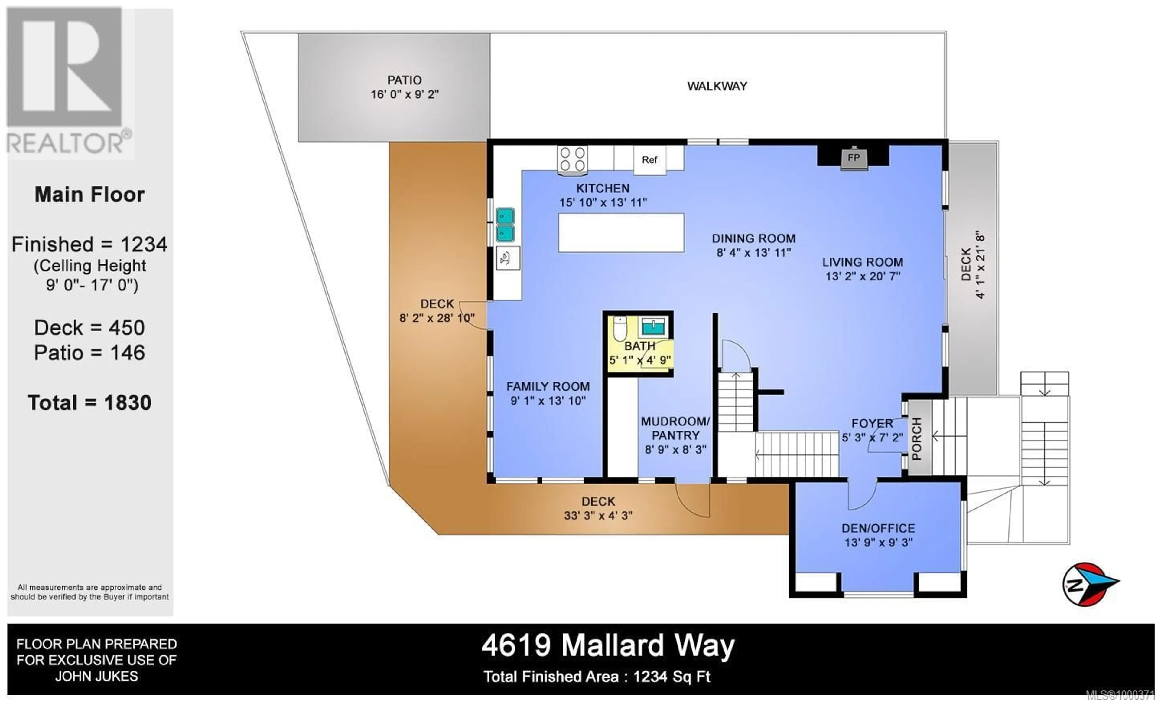 Floor plan for 4619 MALLARD WAY, Cowichan Bay British Columbia V0R1N1