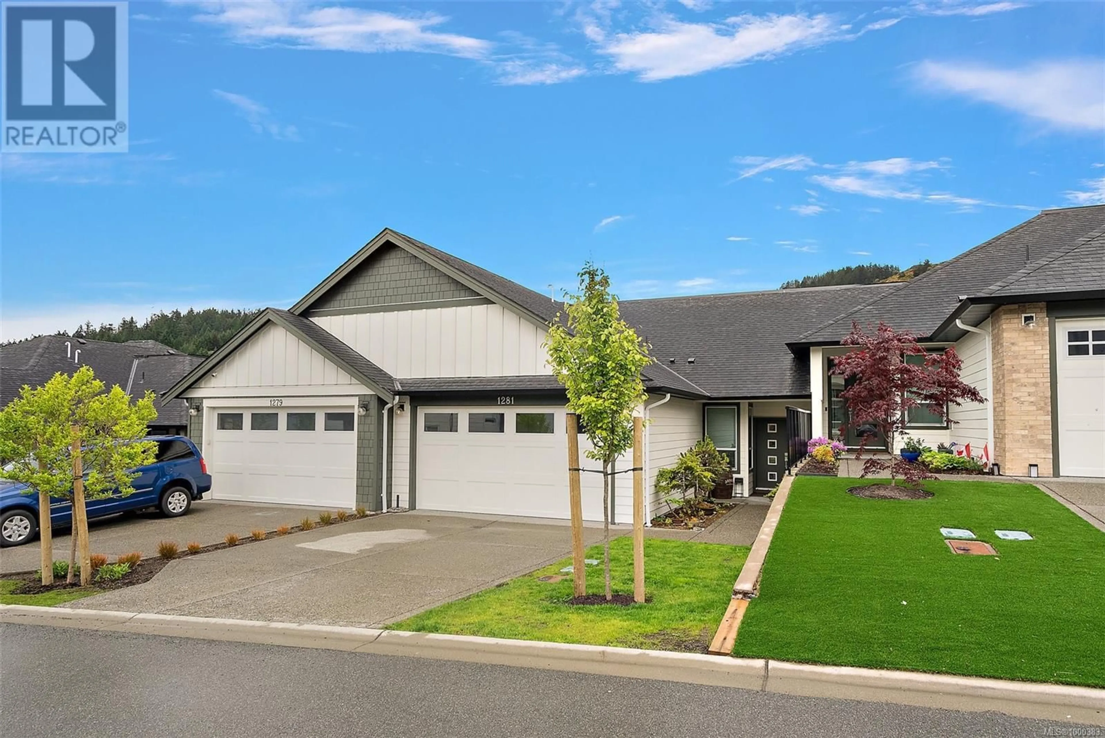Home with vinyl exterior material, street for 1281 CENTAURI DRIVE, Langford British Columbia V9B3R6