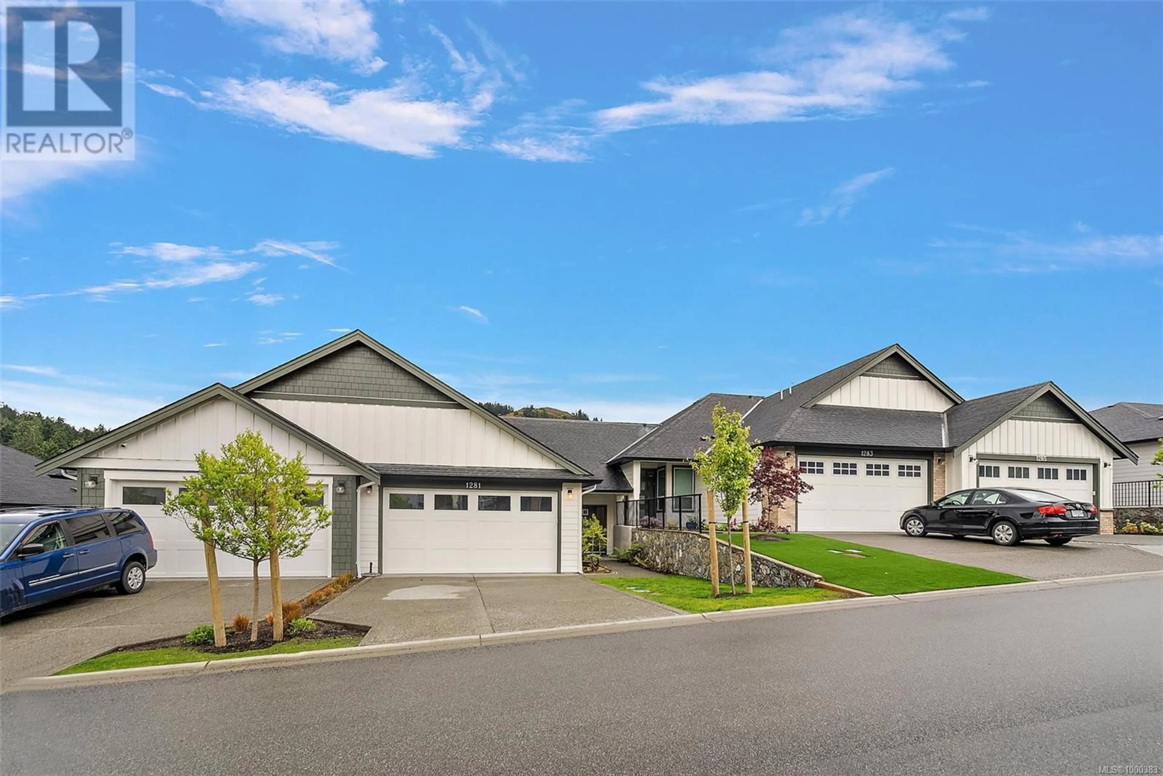 Home with vinyl exterior material, street for 1281 CENTAURI DRIVE, Langford British Columbia V9B3R6
