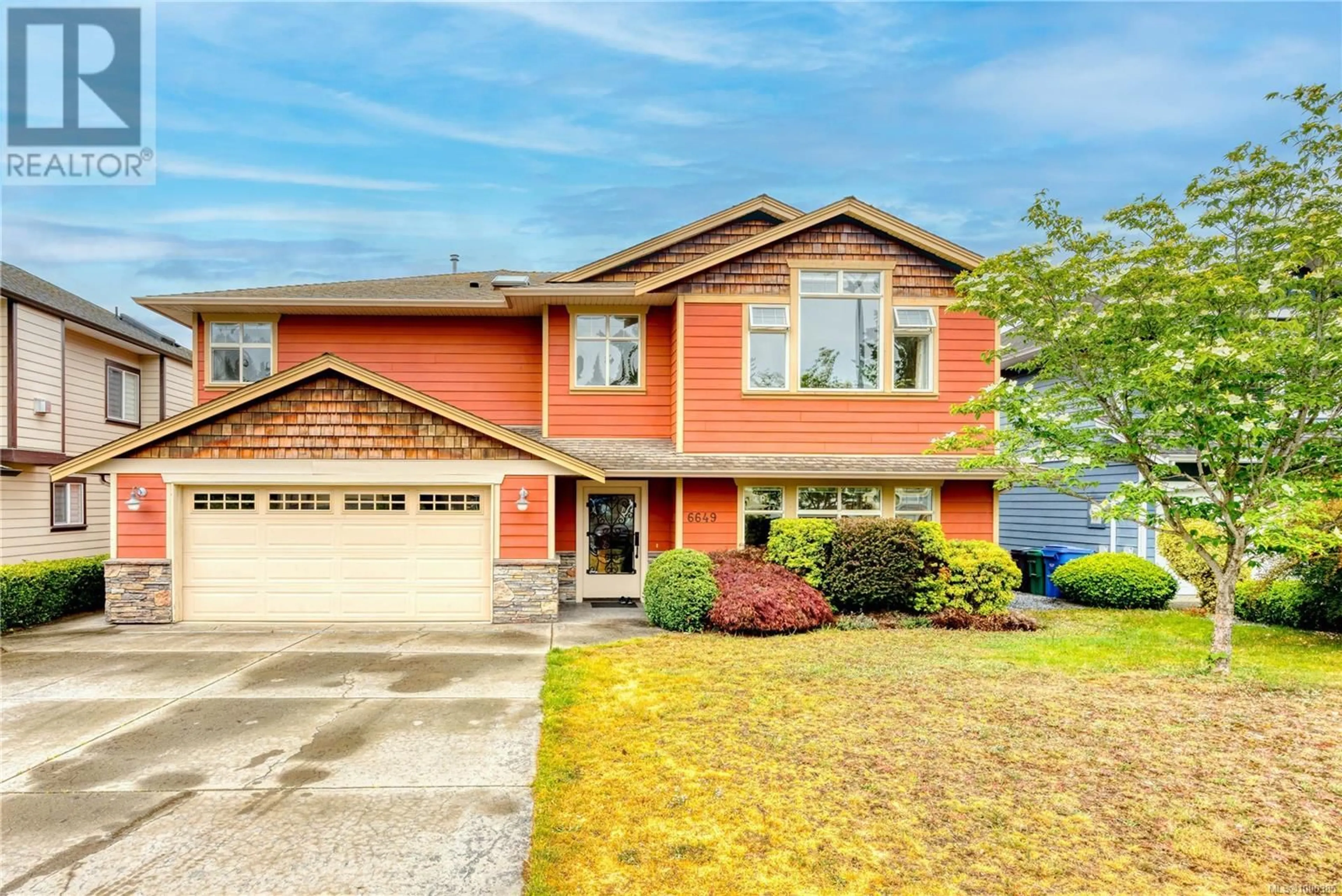 Home with vinyl exterior material, street for 6649 KESTREL CRESCENT, Nanaimo British Columbia V9V1V9