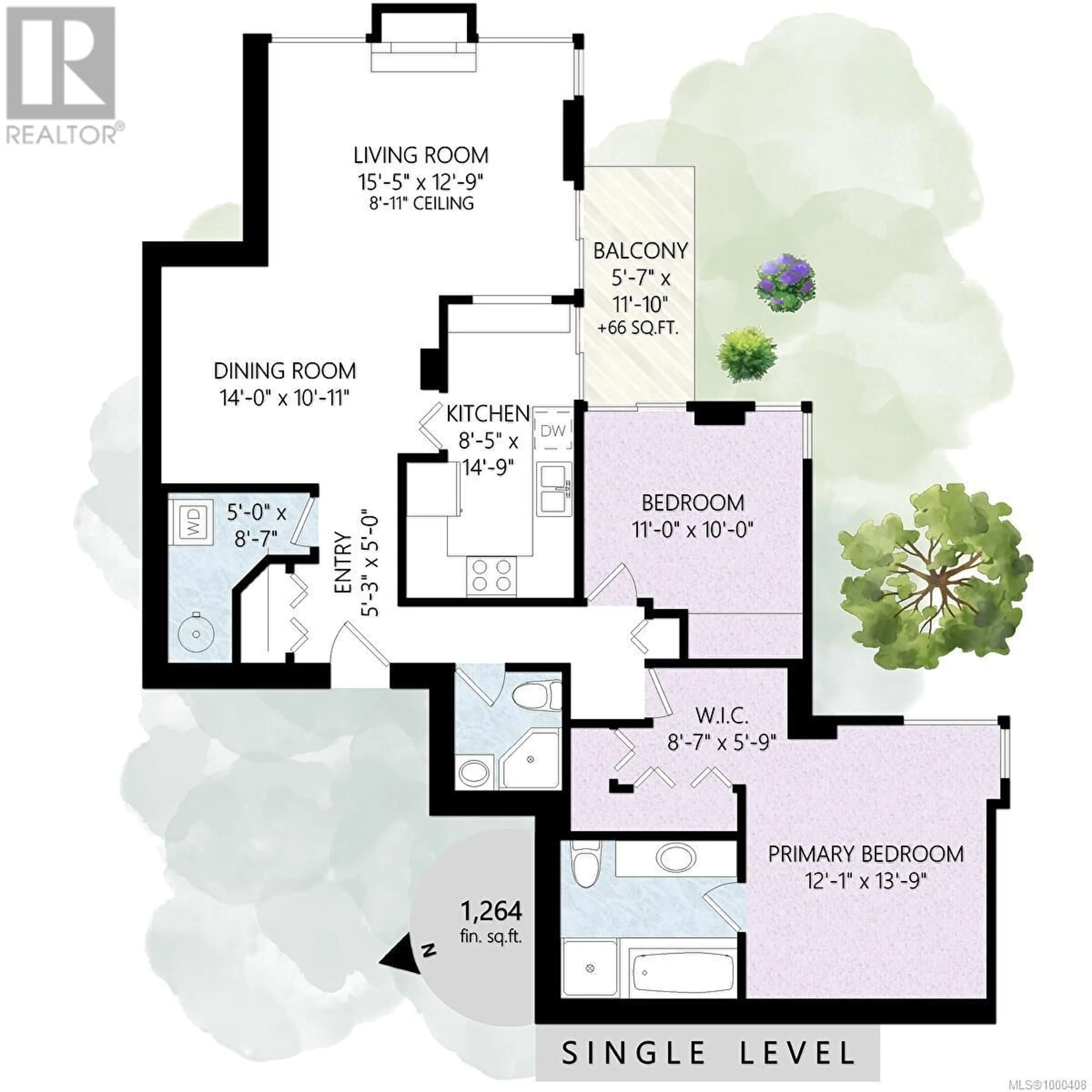 Floor plan for 470 - 188 DOUGLAS STREET, Victoria British Columbia V8V2P1