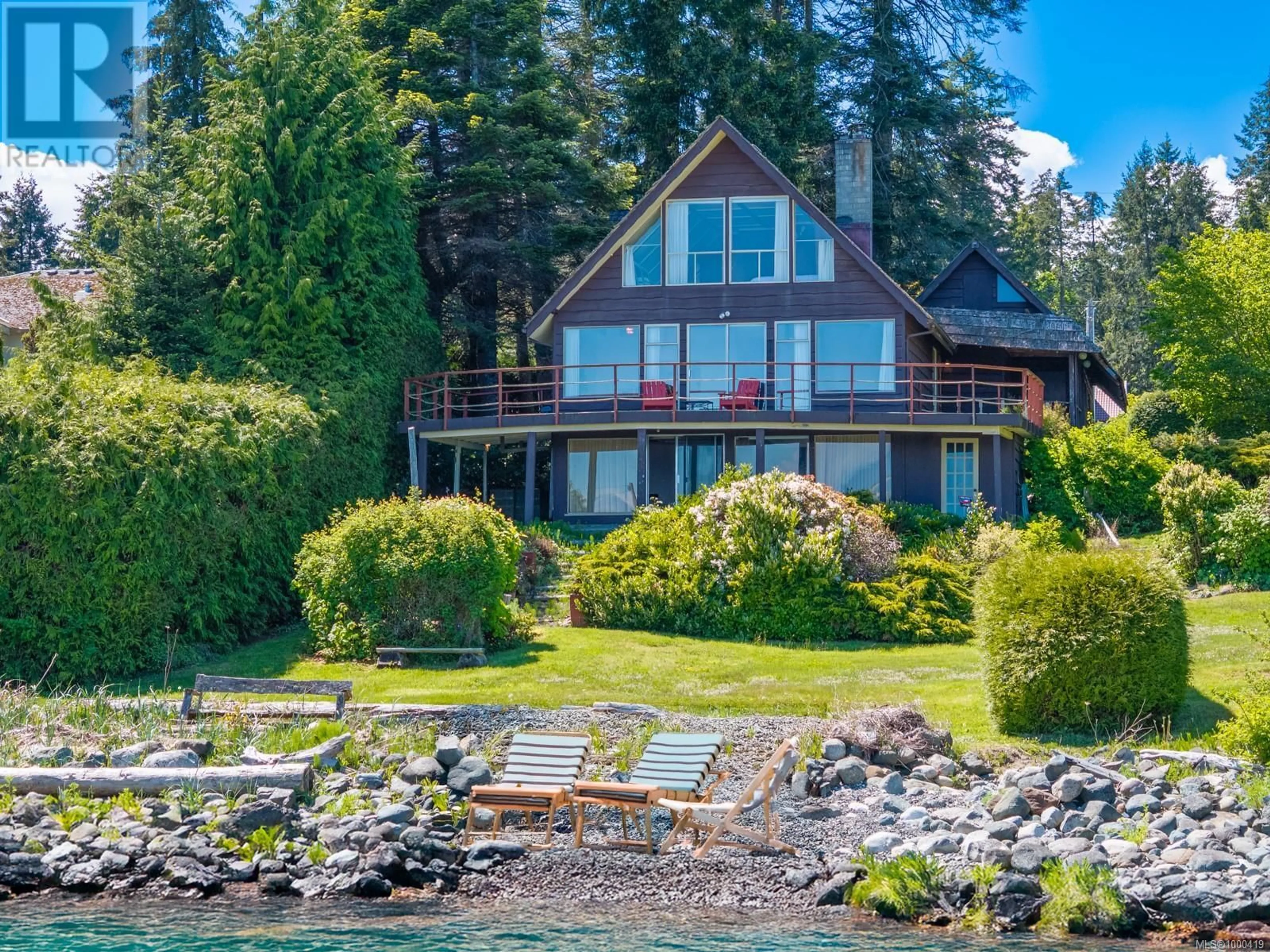 A pic from outside/outdoor area/front of a property/back of a property/a pic from drone, water/lake/river/ocean view for 5028 SPENCE ROAD, Courtenay British Columbia V9N9S1