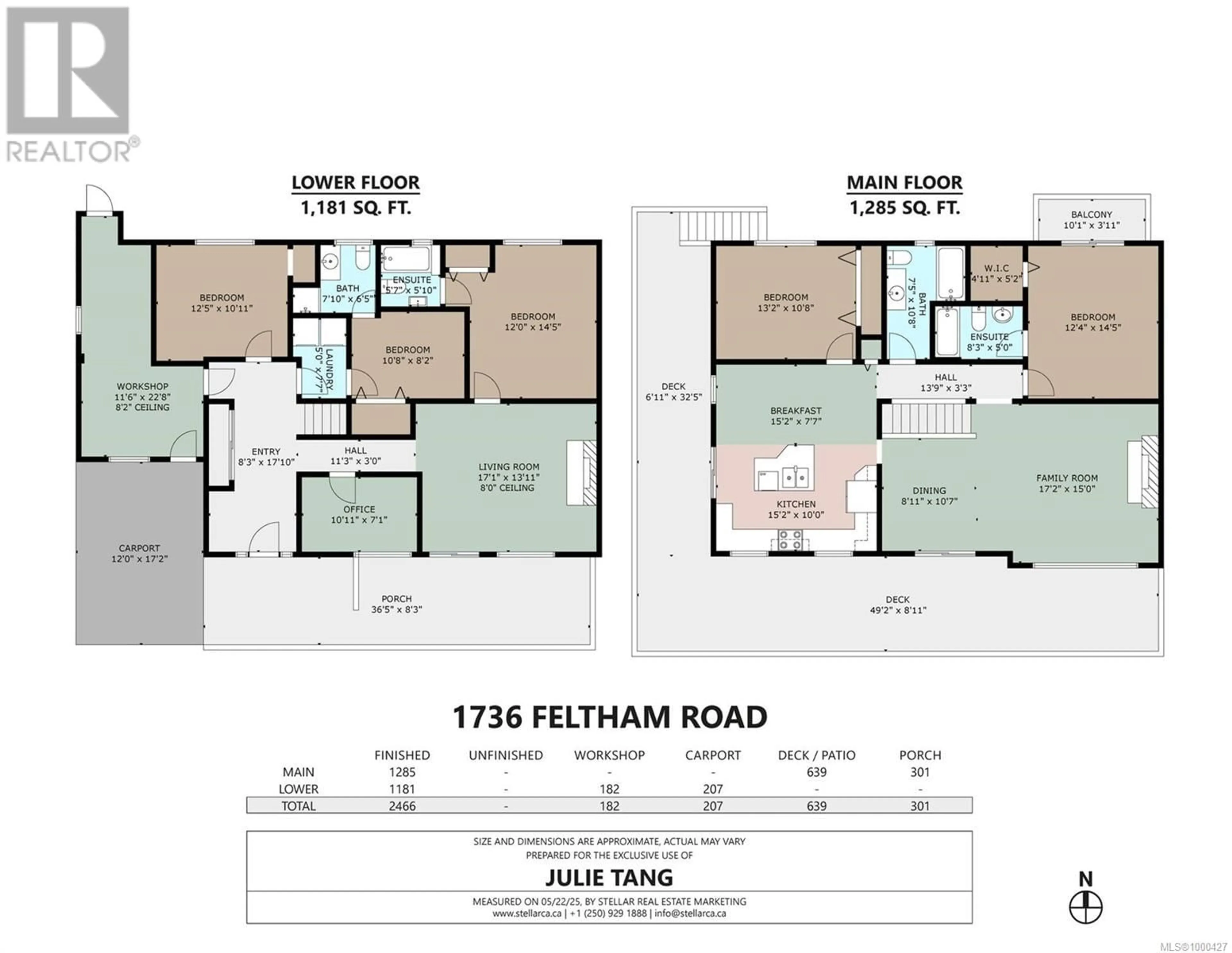 Floor plan for 1736 FELTHAM ROAD, Saanich British Columbia V8N2A3