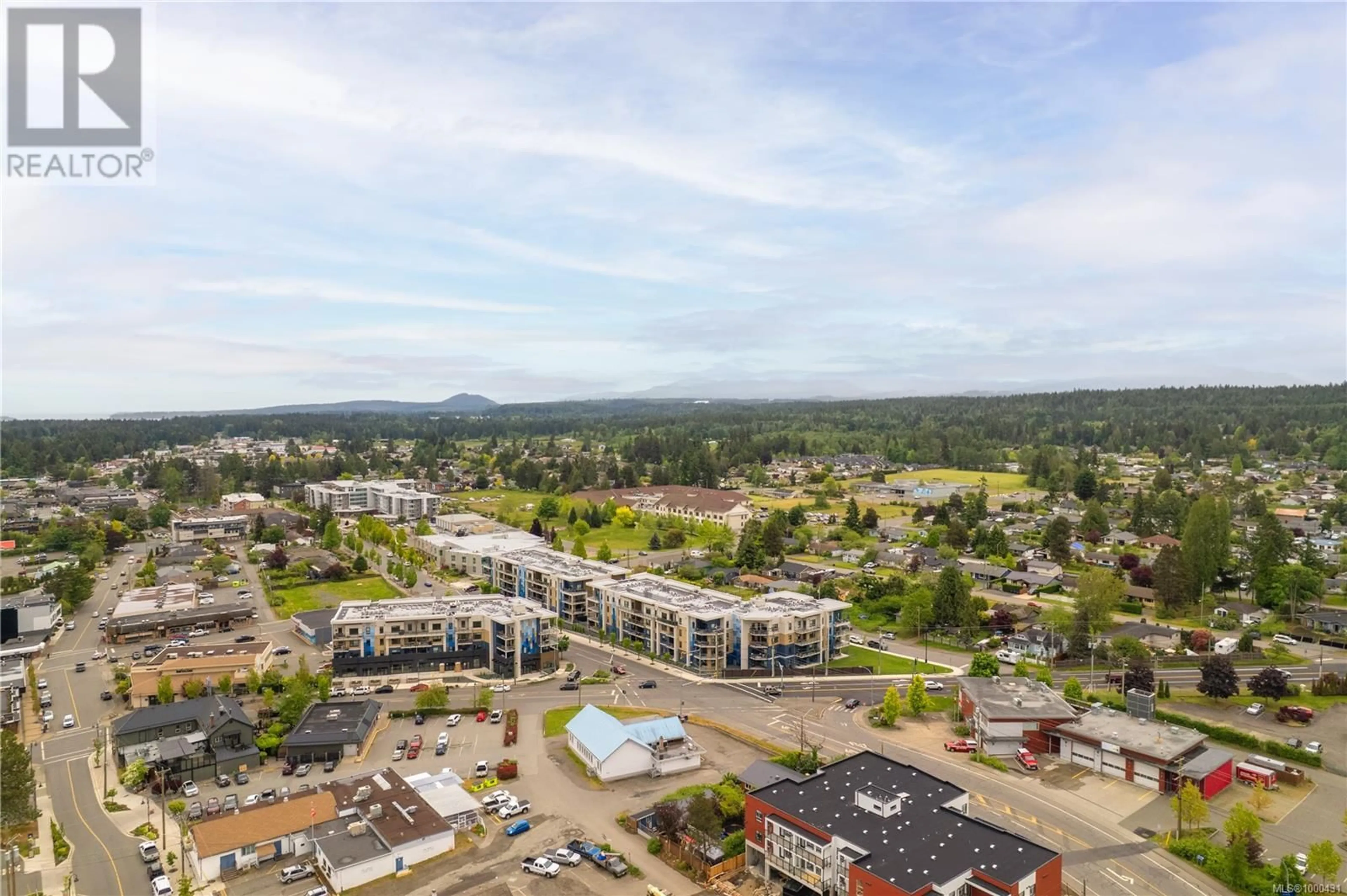 A pic from outside/outdoor area/front of a property/back of a property/a pic from drone, mountain view for 212 - 140 JENSEN AVENUE WEST, Parksville British Columbia V9P0H7