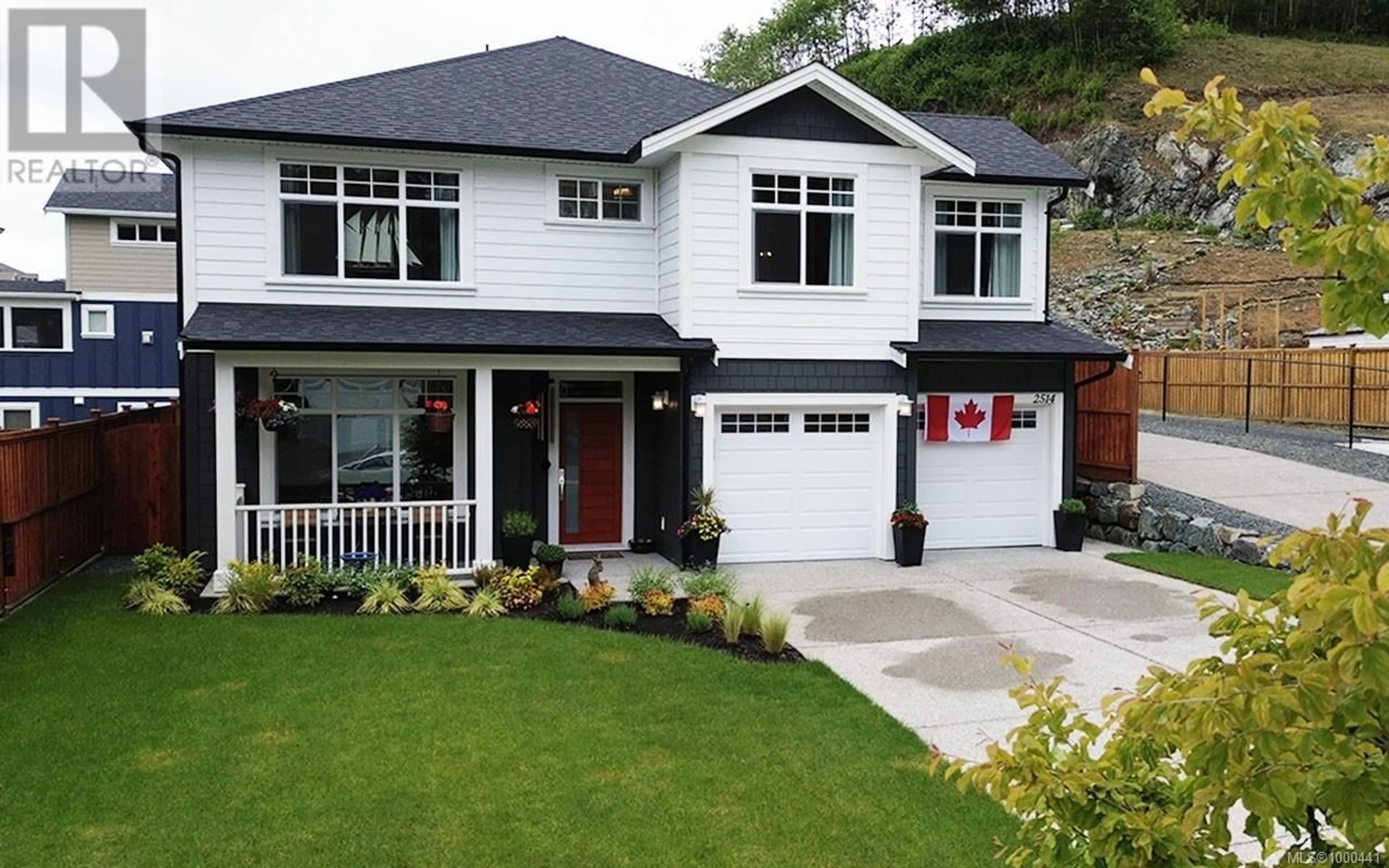 Home with vinyl exterior material, street for 2514 PATTERSON PLACE, Sooke British Columbia V9Z1N4