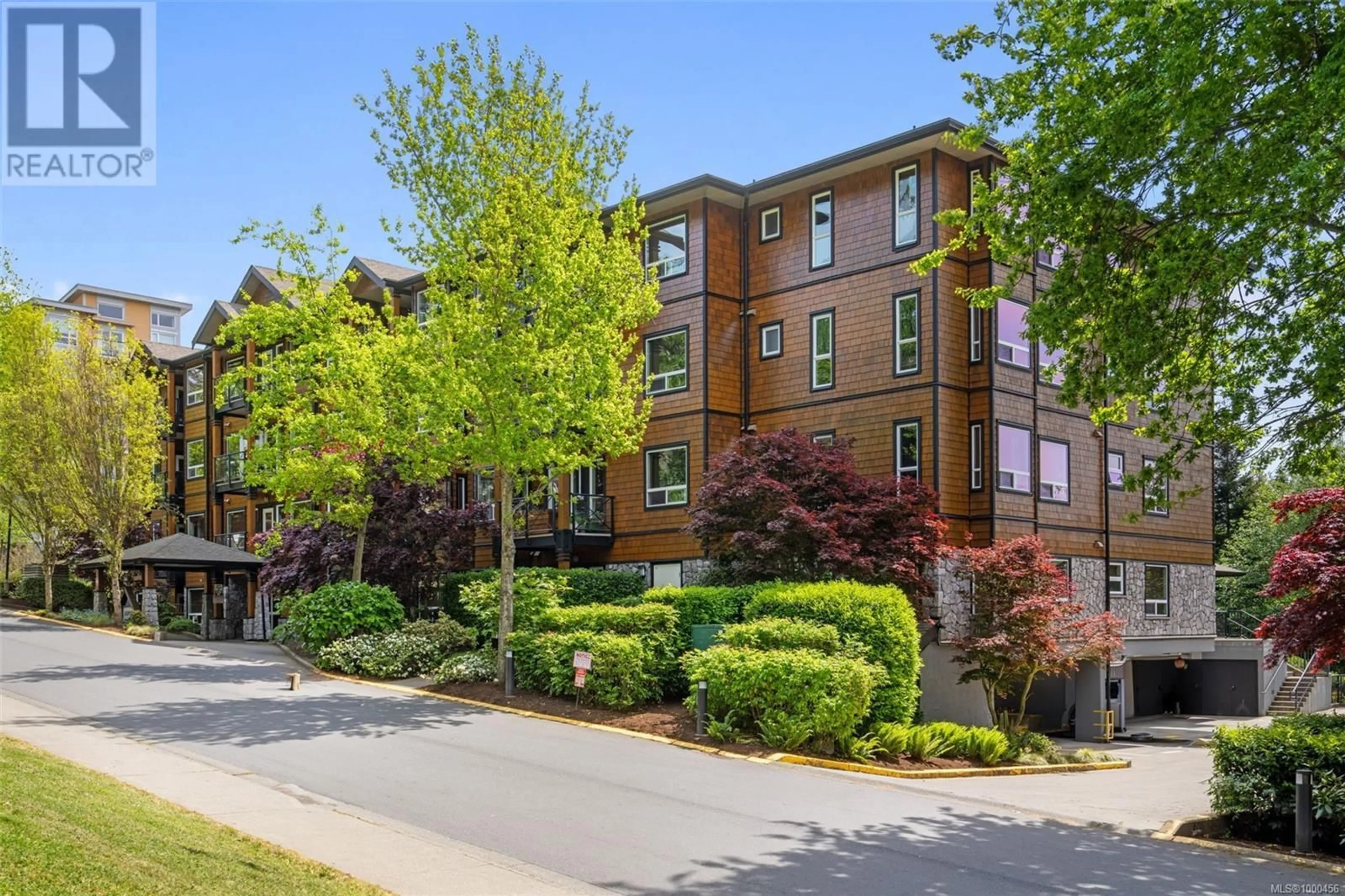 A pic from outside/outdoor area/front of a property/back of a property/a pic from drone, street for 210 - 201 NURSERY HILL DRIVE, View Royal British Columbia V9B0H7