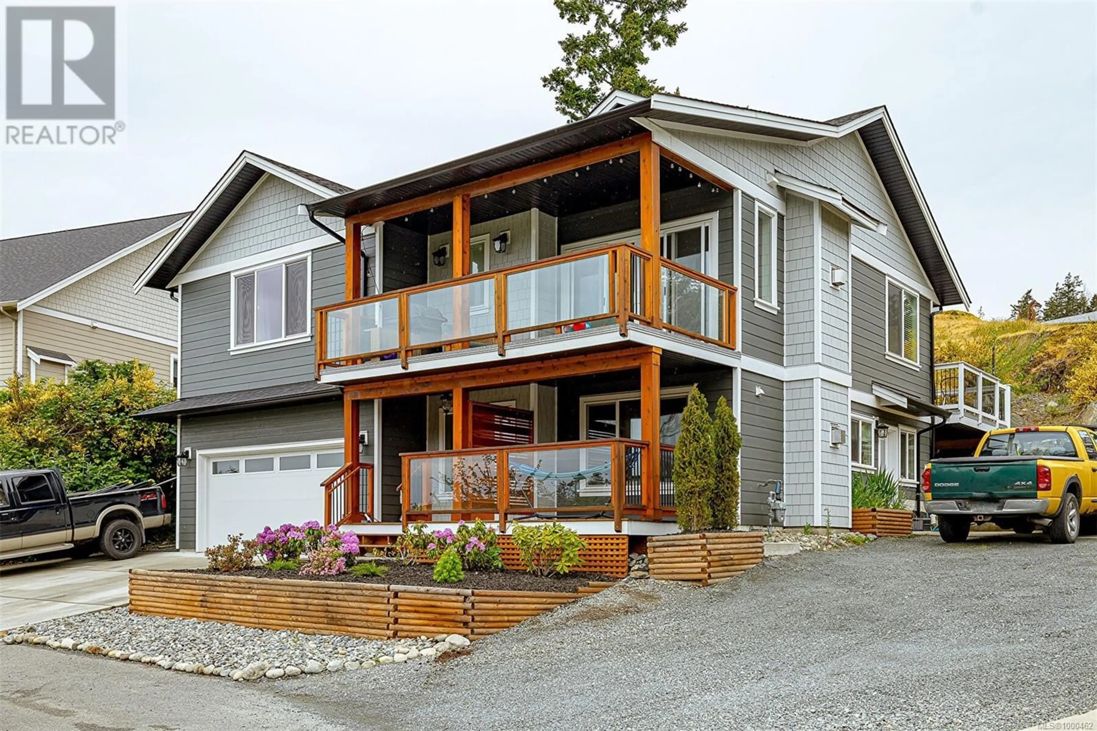 Home with vinyl exterior material, street for 2115 ERINAN BOULEVARD, Sooke British Columbia V9Z1M8