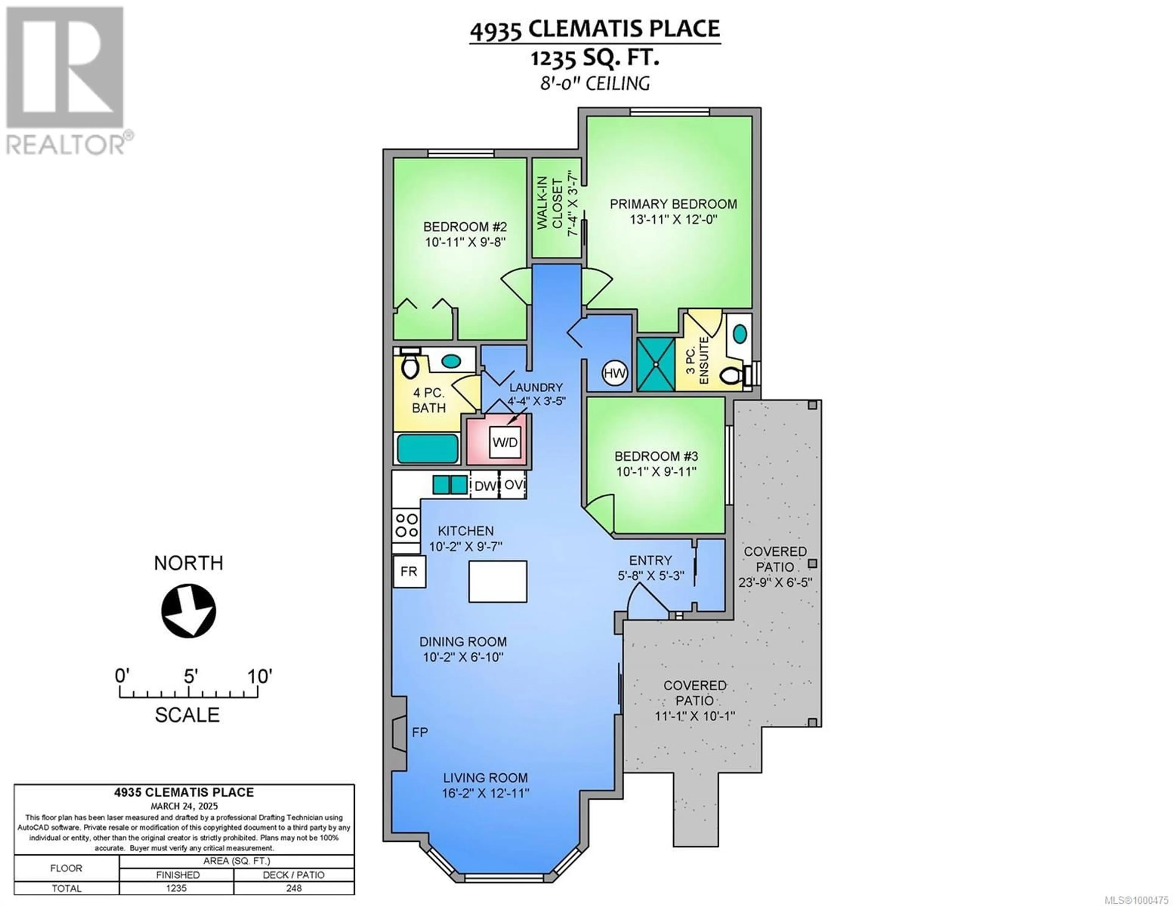 Floor plan for 4935 CLEMATIS PLACE, Nanaimo British Columbia V9V1T4