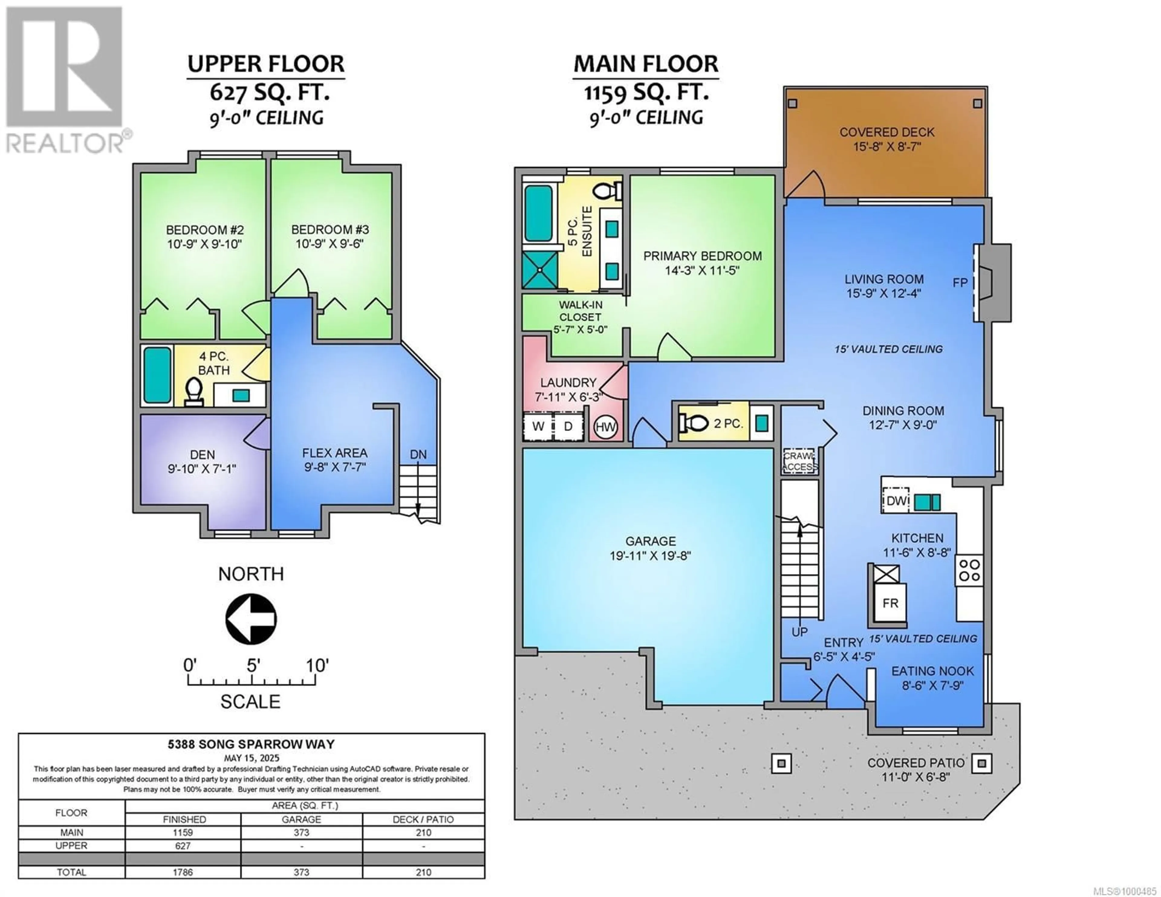 Floor plan for 5388 SONG SPARROW WAY, Nanaimo British Columbia V9T0G7